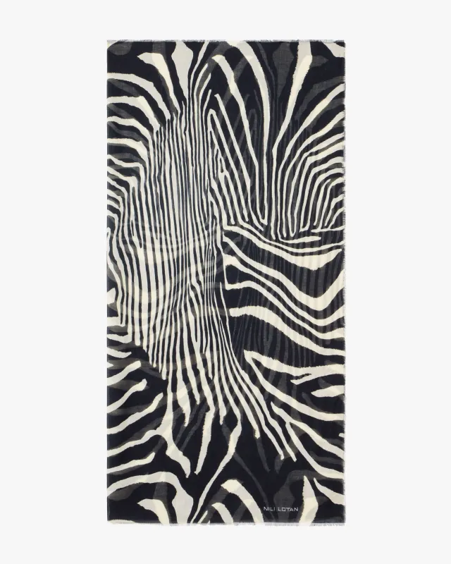 ZEBRA SCARF made by Nili Lotan