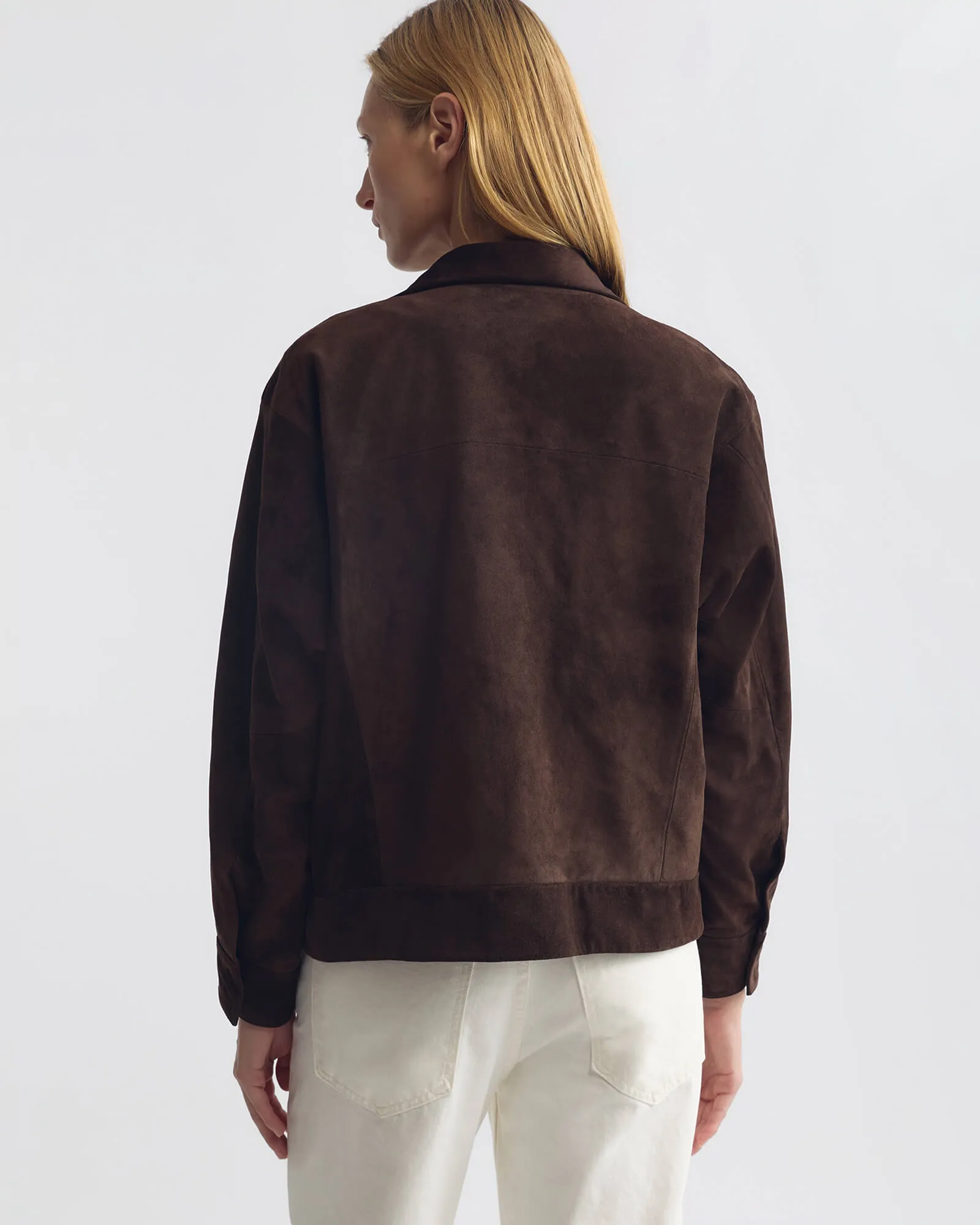 CIRQUE SUEDE JACKET sold by Nili Lotan product image thumbnail 5