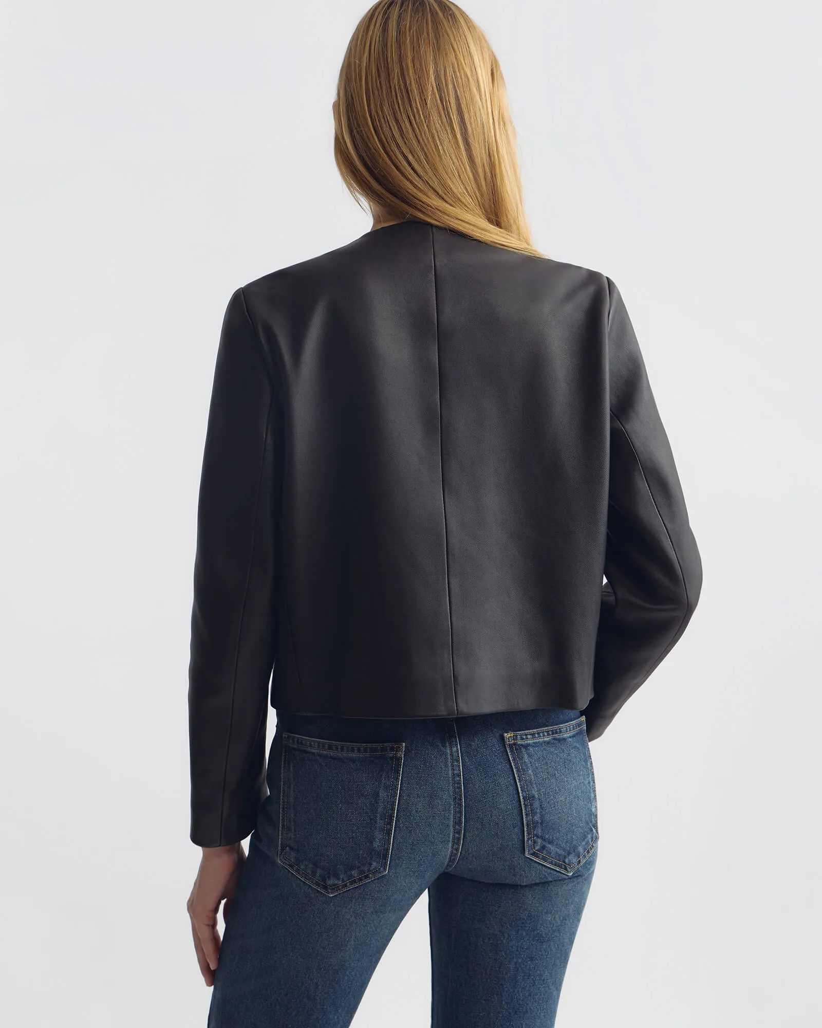 OPHELIE LEATHER JACKET sold by Nili Lotan product image thumbnail 4