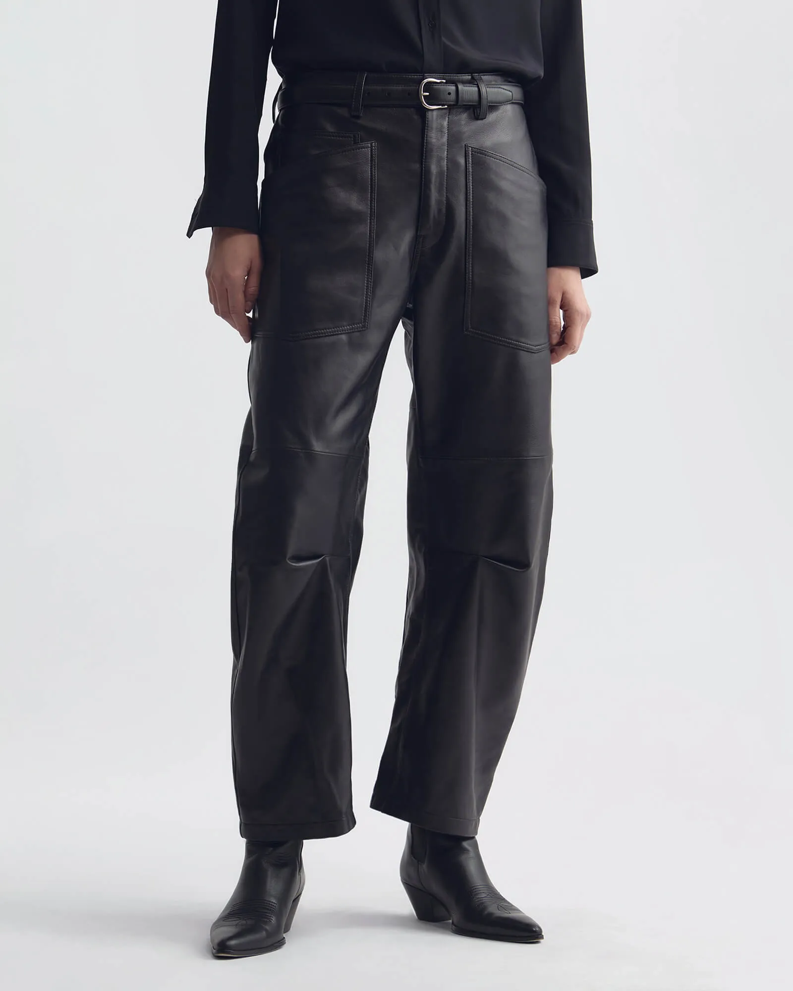 SHON LEATHER PANT sold by Nili Lotan product image thumbnail 4