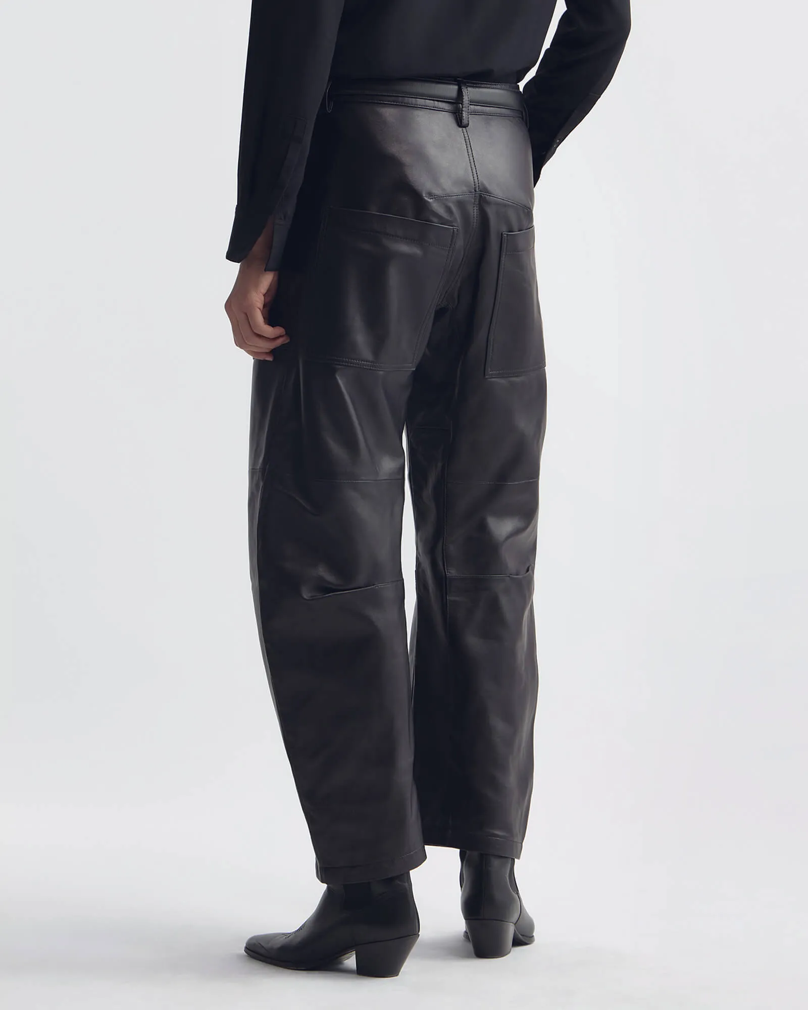 SHON LEATHER PANT sold by Nili Lotan product image thumbnail 5