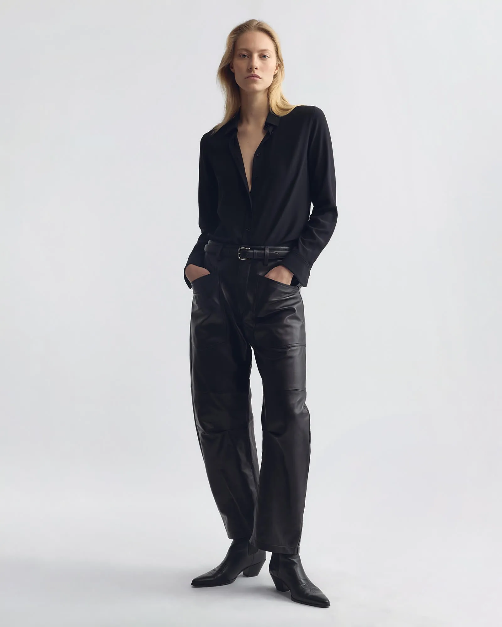 SHON LEATHER PANT sold by Nili Lotan product image thumbnail 2