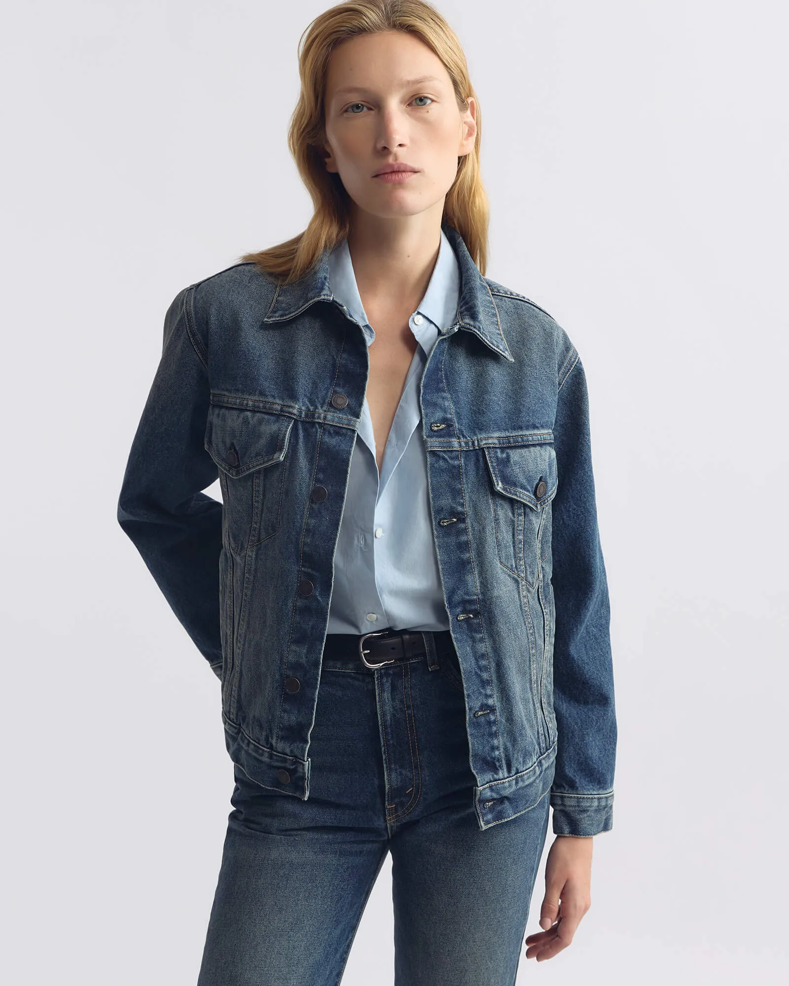 MARIAN DENIM JACKET sold by Nili Lotan