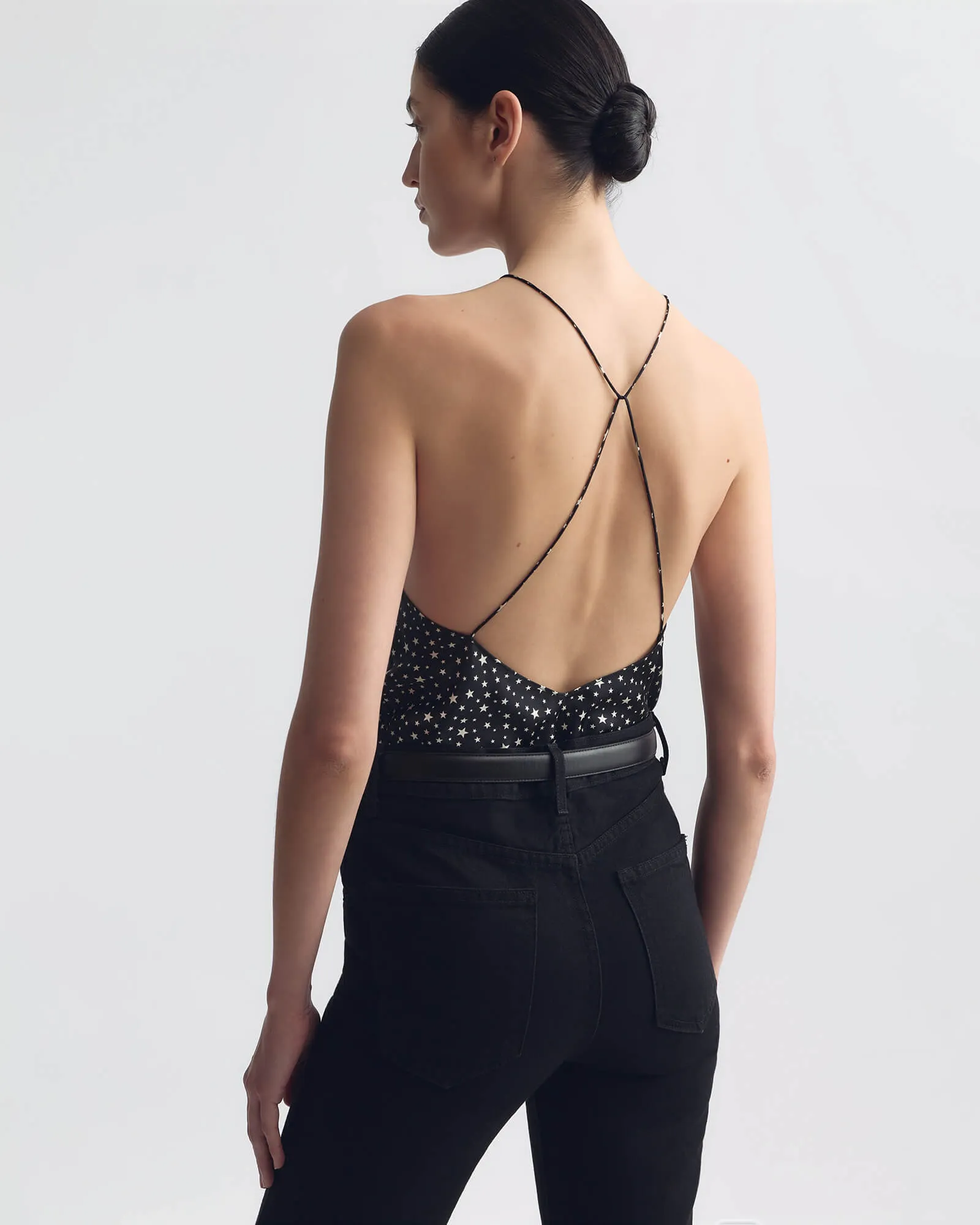EMILE SILK CAMI TOP sold by Nili Lotan product image thumbnail 5