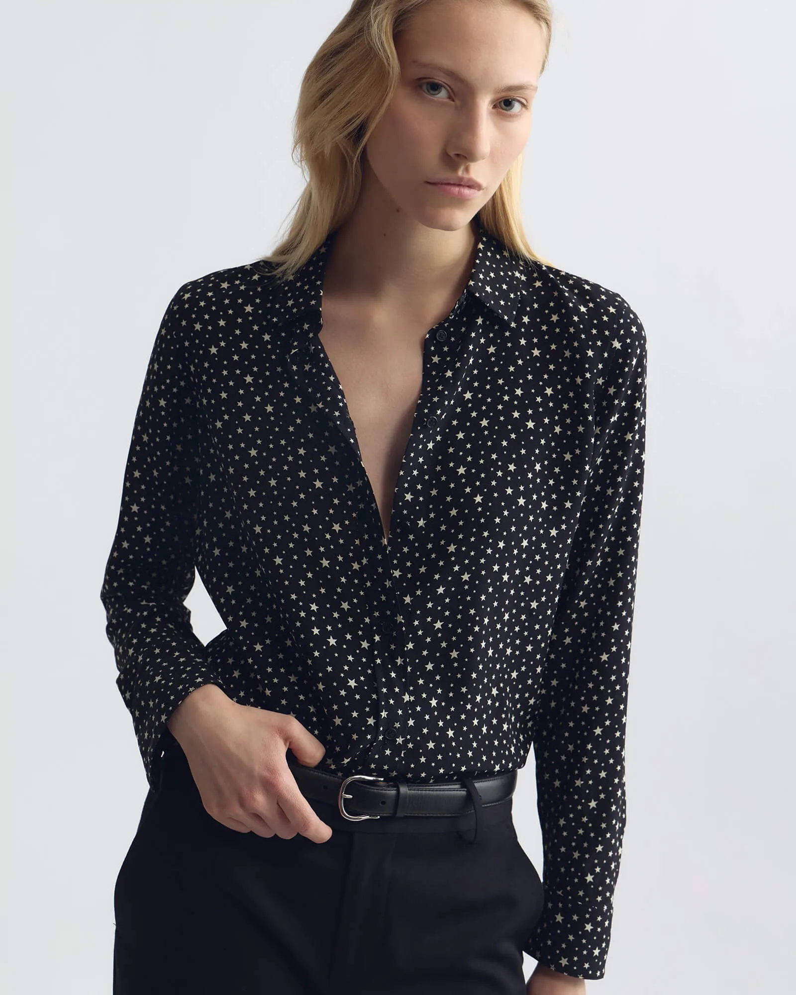 GAIA SILK SHIRT sold by Nili Lotan product image thumbnail 3