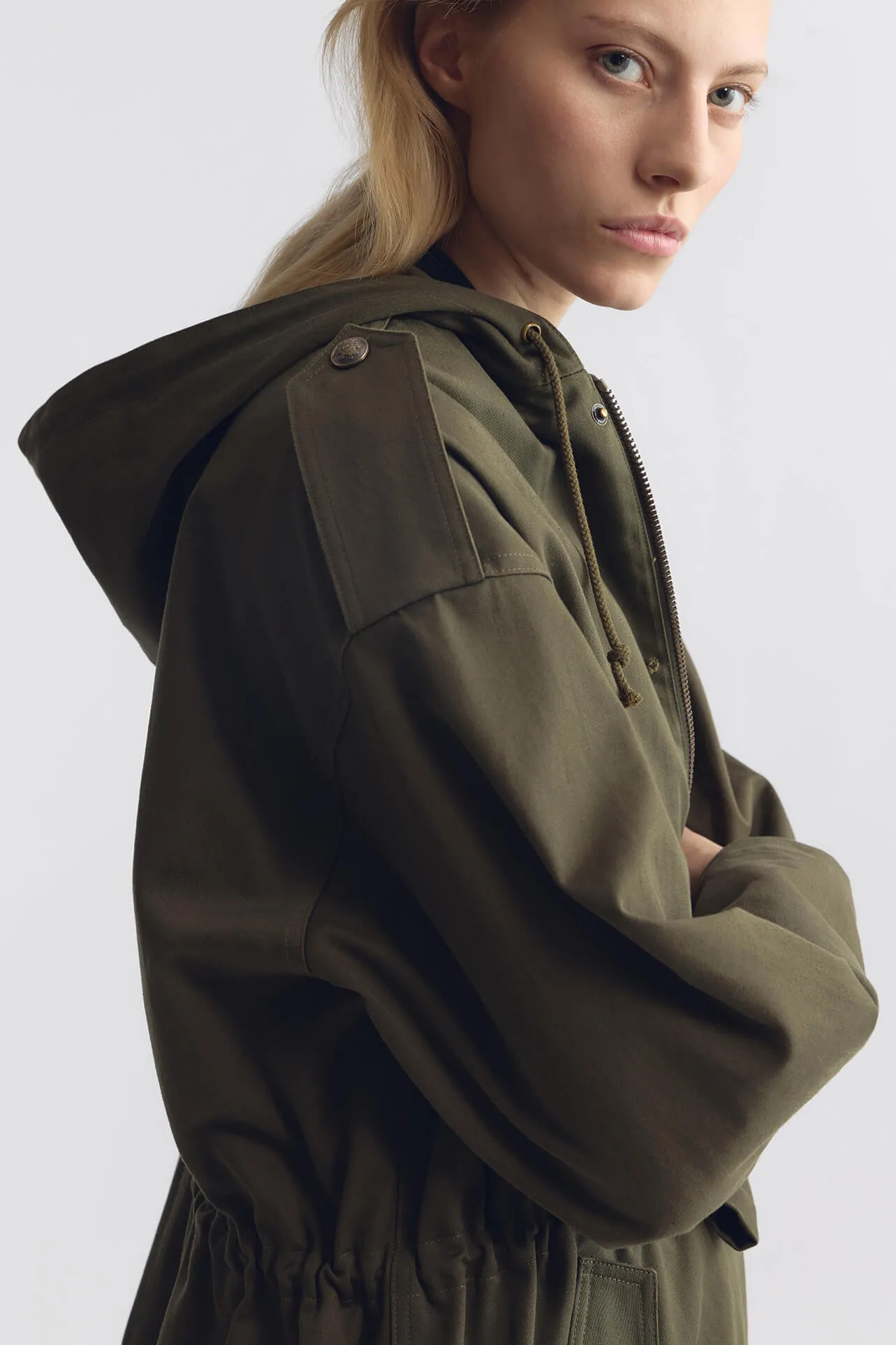 LUCIENNE COTTON PARKA sold by Nili Lotan product image thumbnail 3