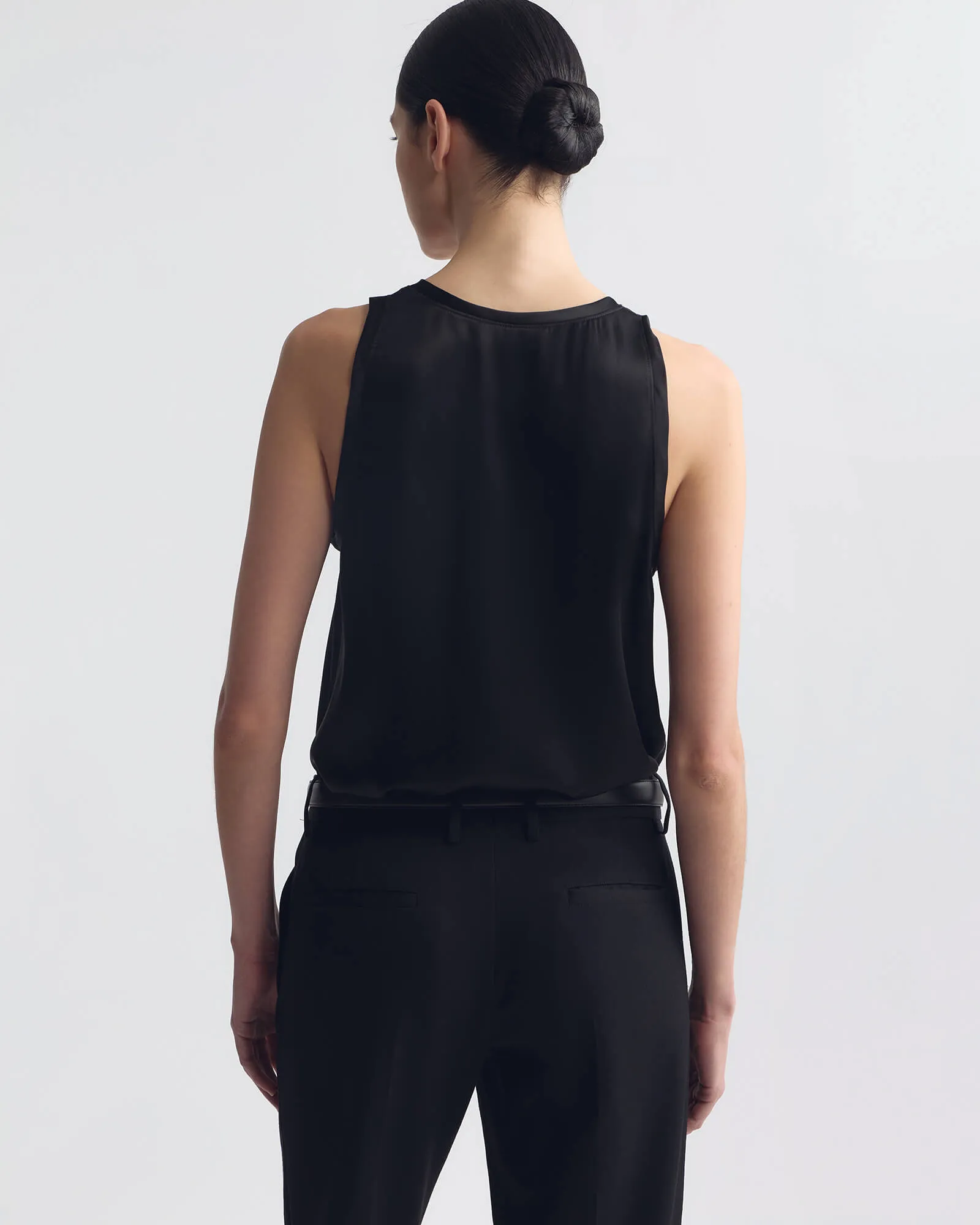 MOKA SILK TANK sold by Nili Lotan product image thumbnail 4