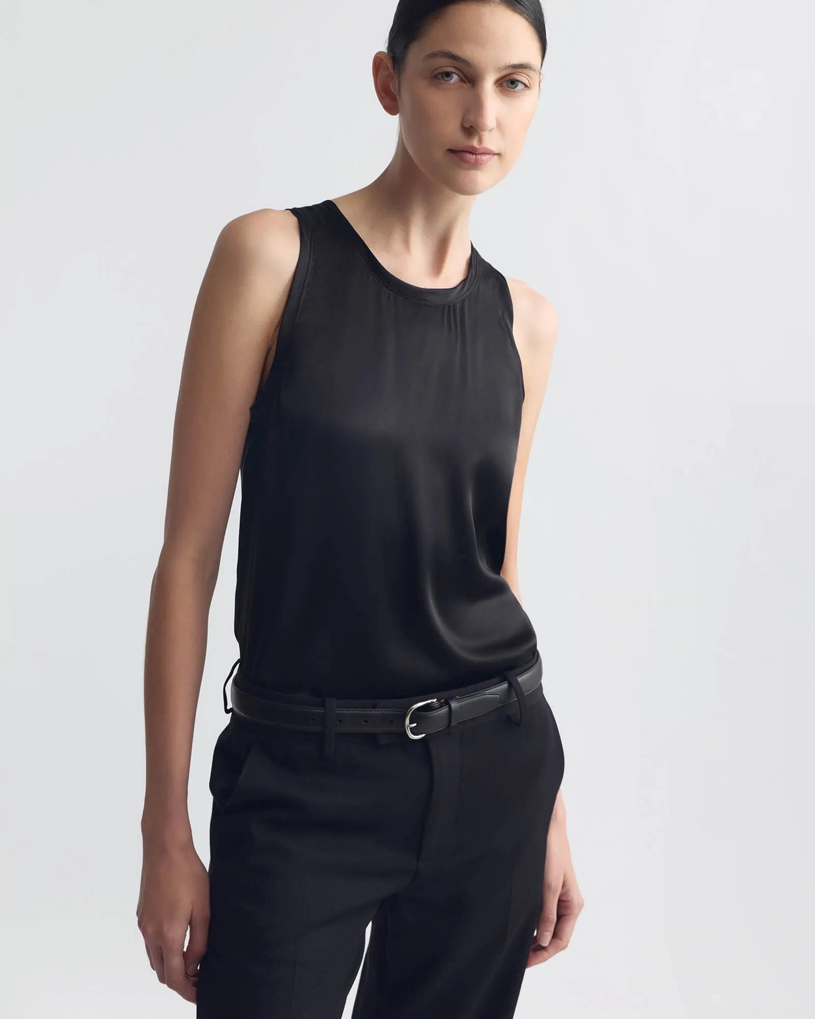 MOKA SILK TANK sold by Nili Lotan product image thumbnail 2