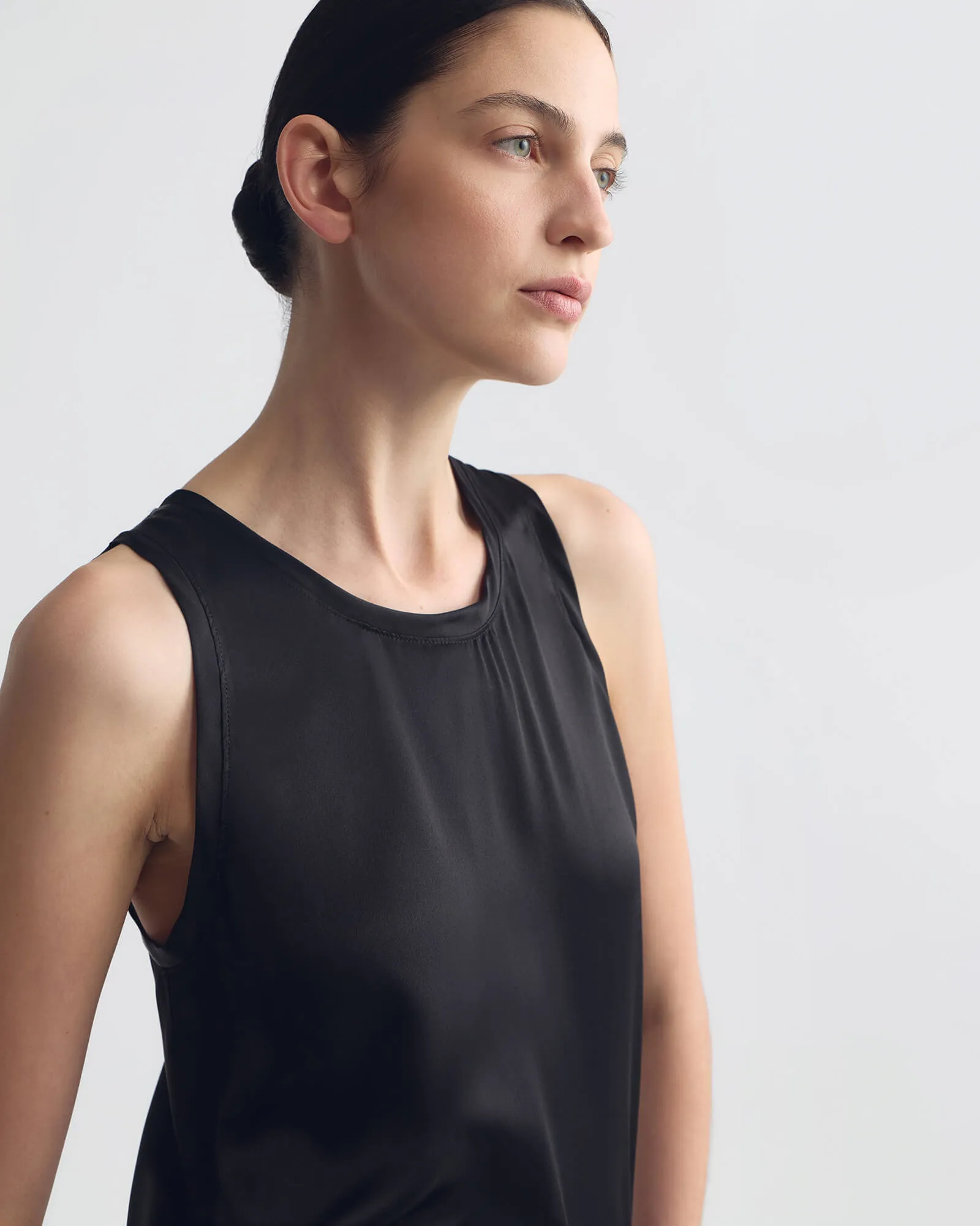 MOKA SILK TANK sold by Nili Lotan product image thumbnail 3