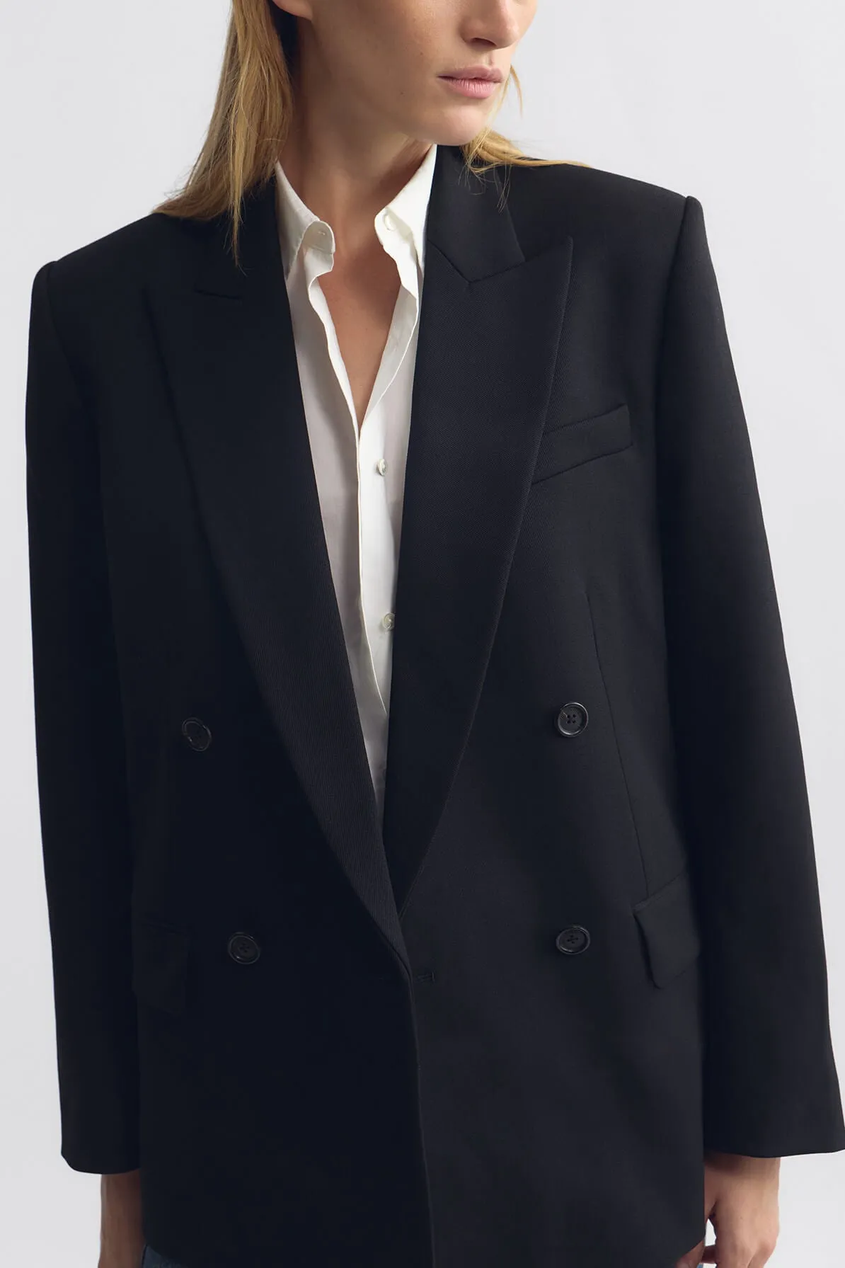 LESTON WOOL BLAZER sold by Nili Lotan product image thumbnail 3
