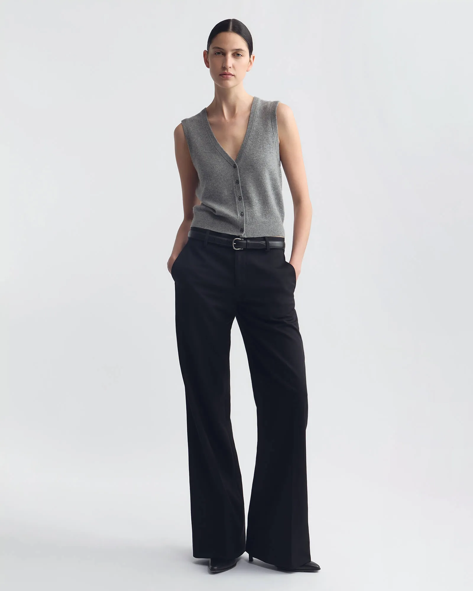 PORTER CASHMERE SWEATER VEST sold by Nili Lotan product image thumbnail 4