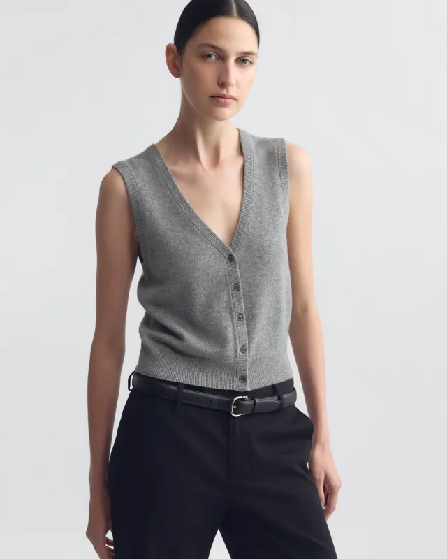 PORTER CASHMERE SWEATER VEST made by Nili Lotan