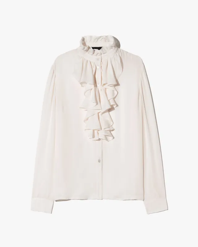 LILY SILK BLOUSE made by Nili Lotan