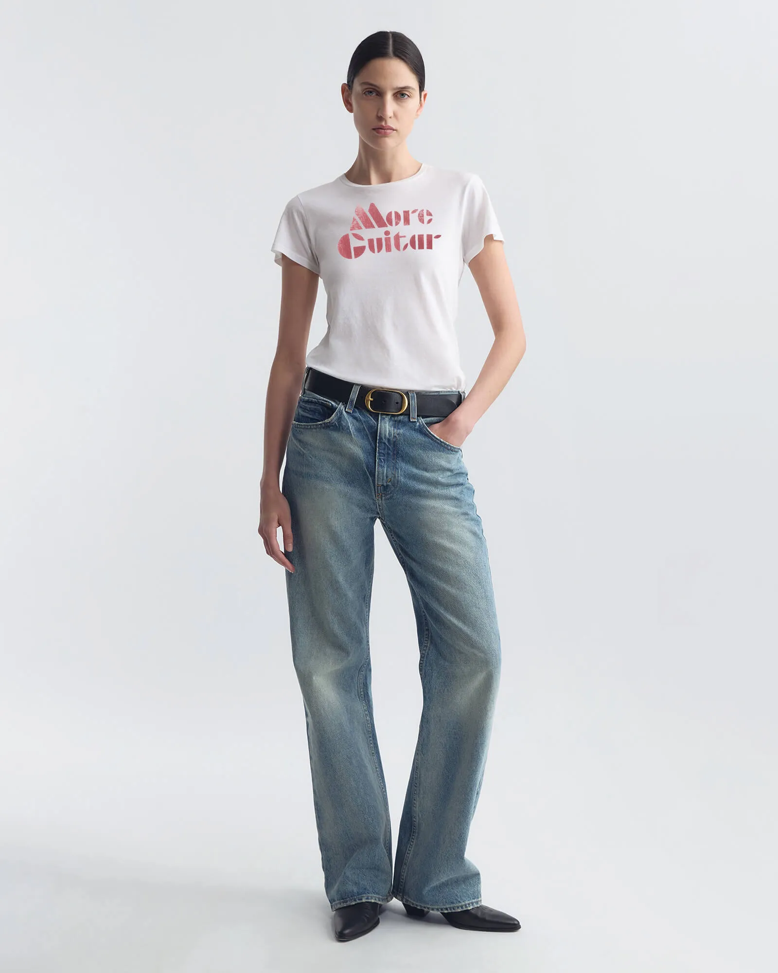 LANA TEE - MORE GUITAR sold by Nili Lotan product image thumbnail 4