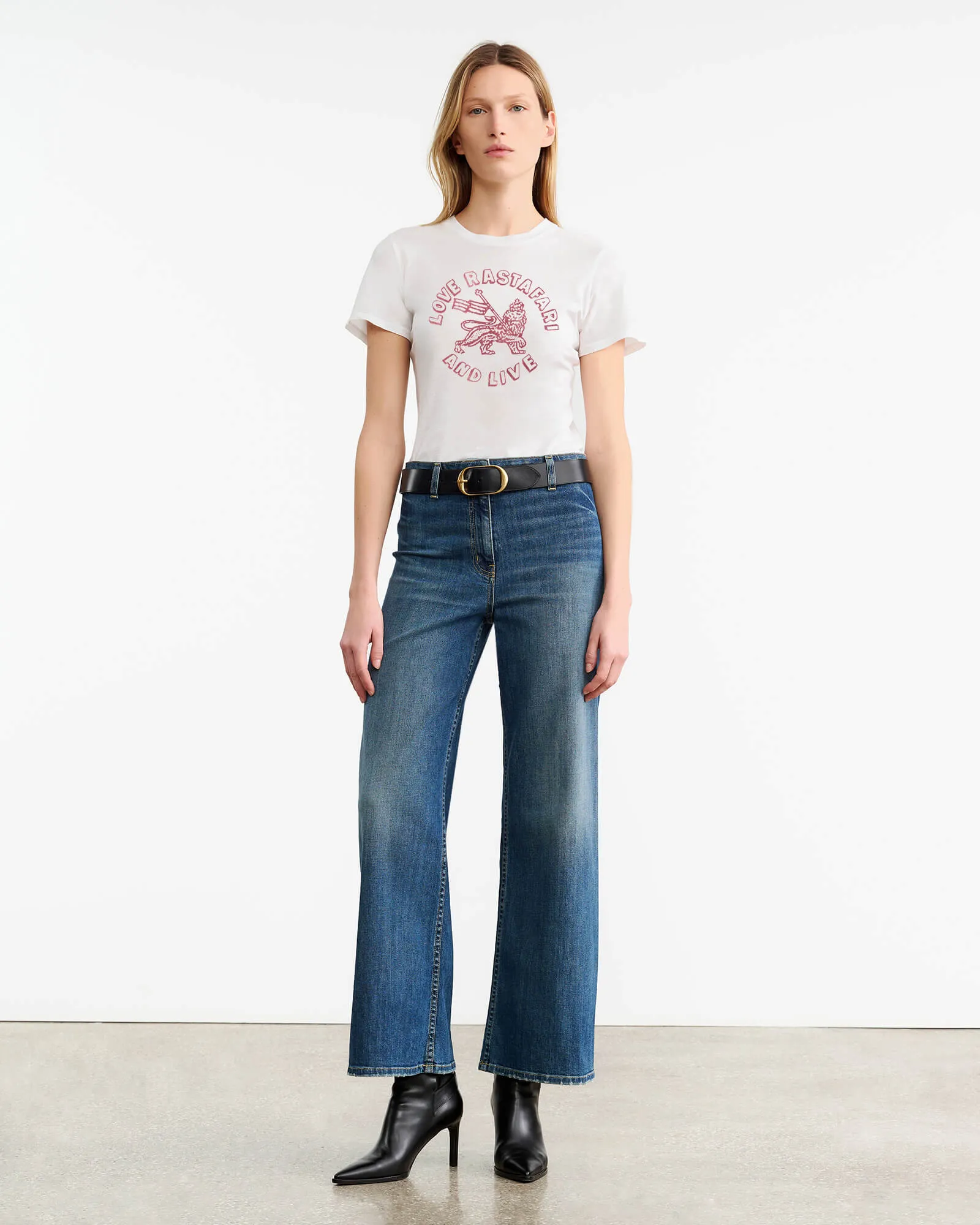 LANA TEE - LOVE RASTAFARI sold by Nili Lotan product image thumbnail 2