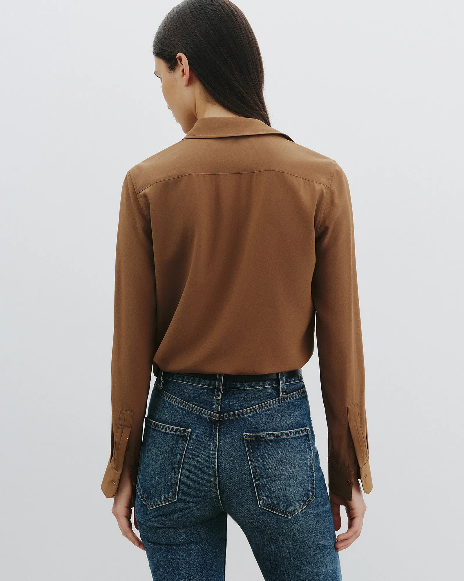 GAIA SILK SHIRT sold by Nili Lotan product image thumbnail 4