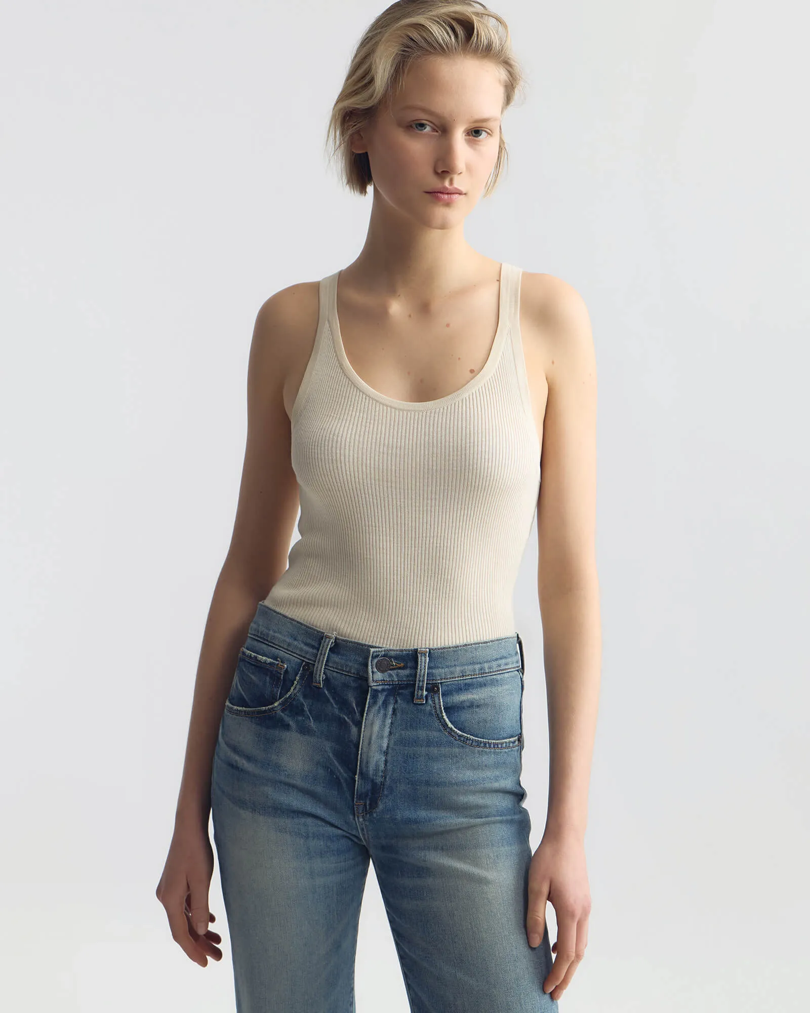SELAH SILK KNIT TANK sold by Nili Lotan product image thumbnail 2