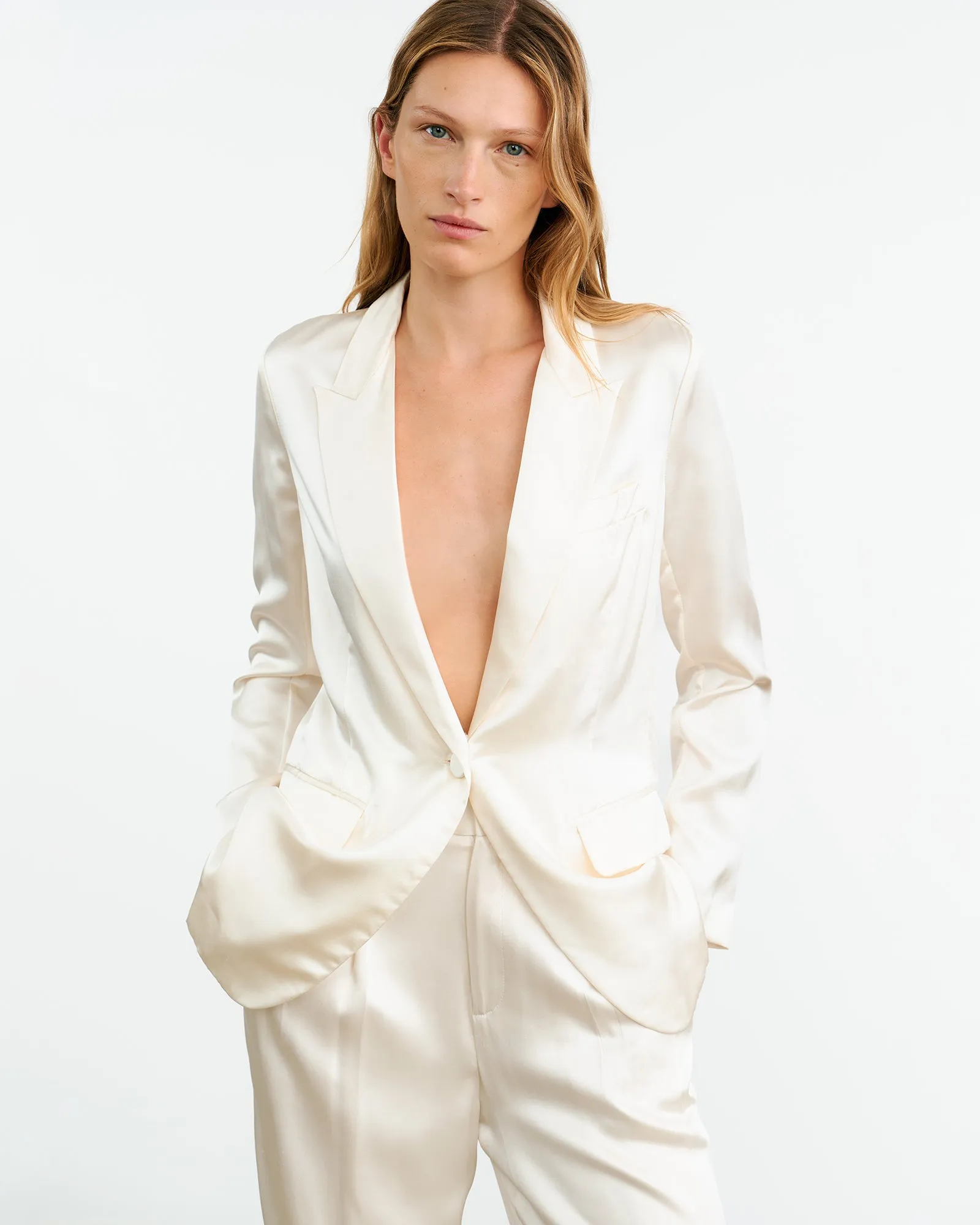 EVELINE SILK JACKET sold by Nili Lotan product image thumbnail 2