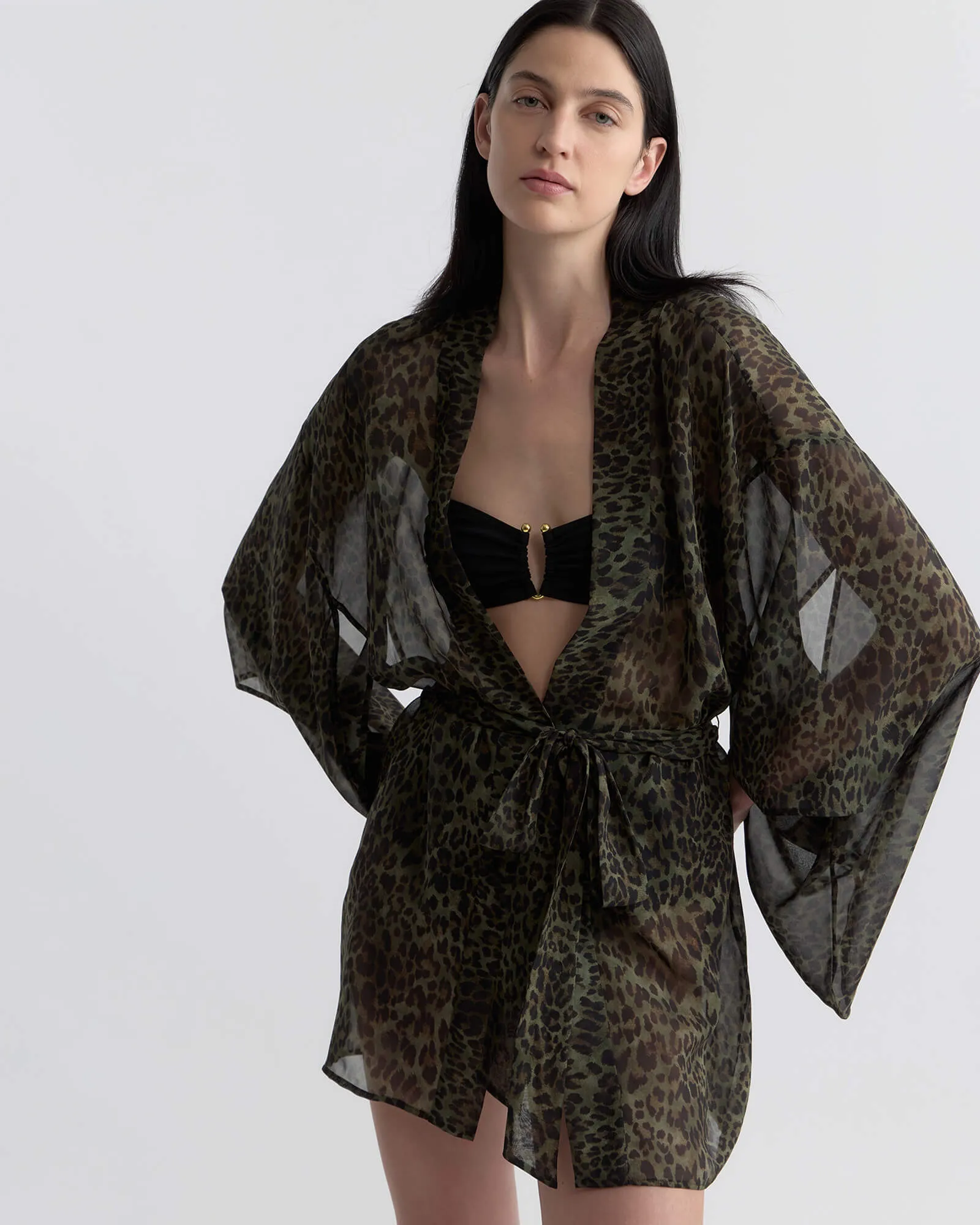 KIMA SILK KIMONO sold by Nili Lotan product image thumbnail 2
