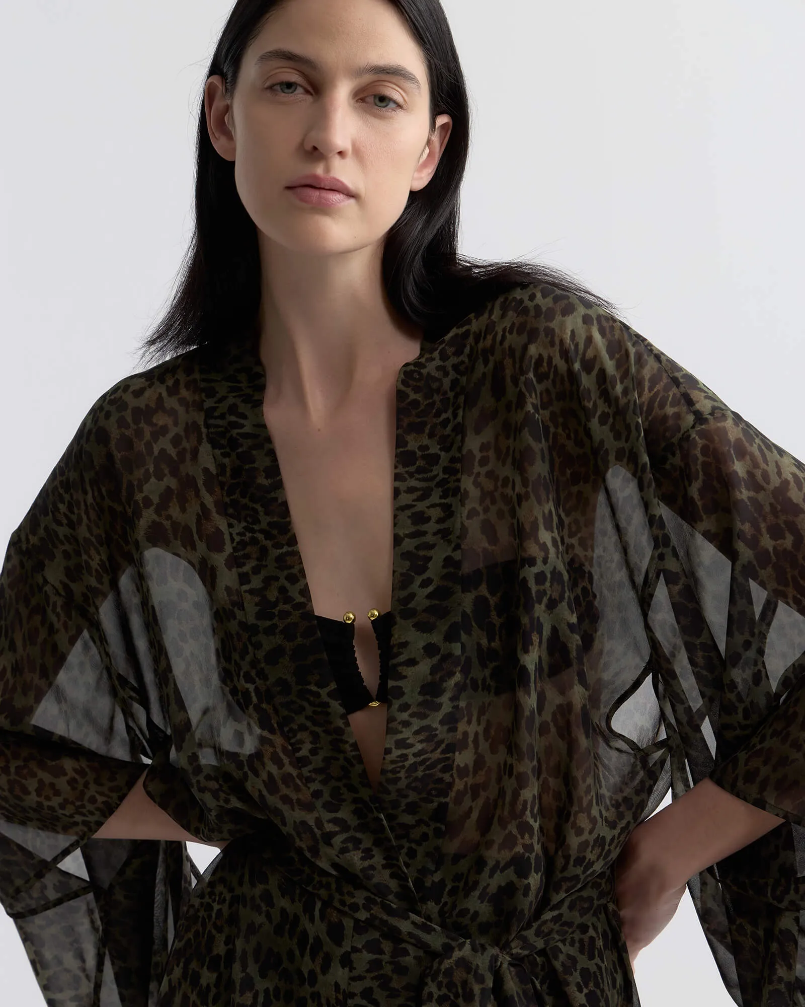 KIMA SILK KIMONO sold by Nili Lotan product image thumbnail 3