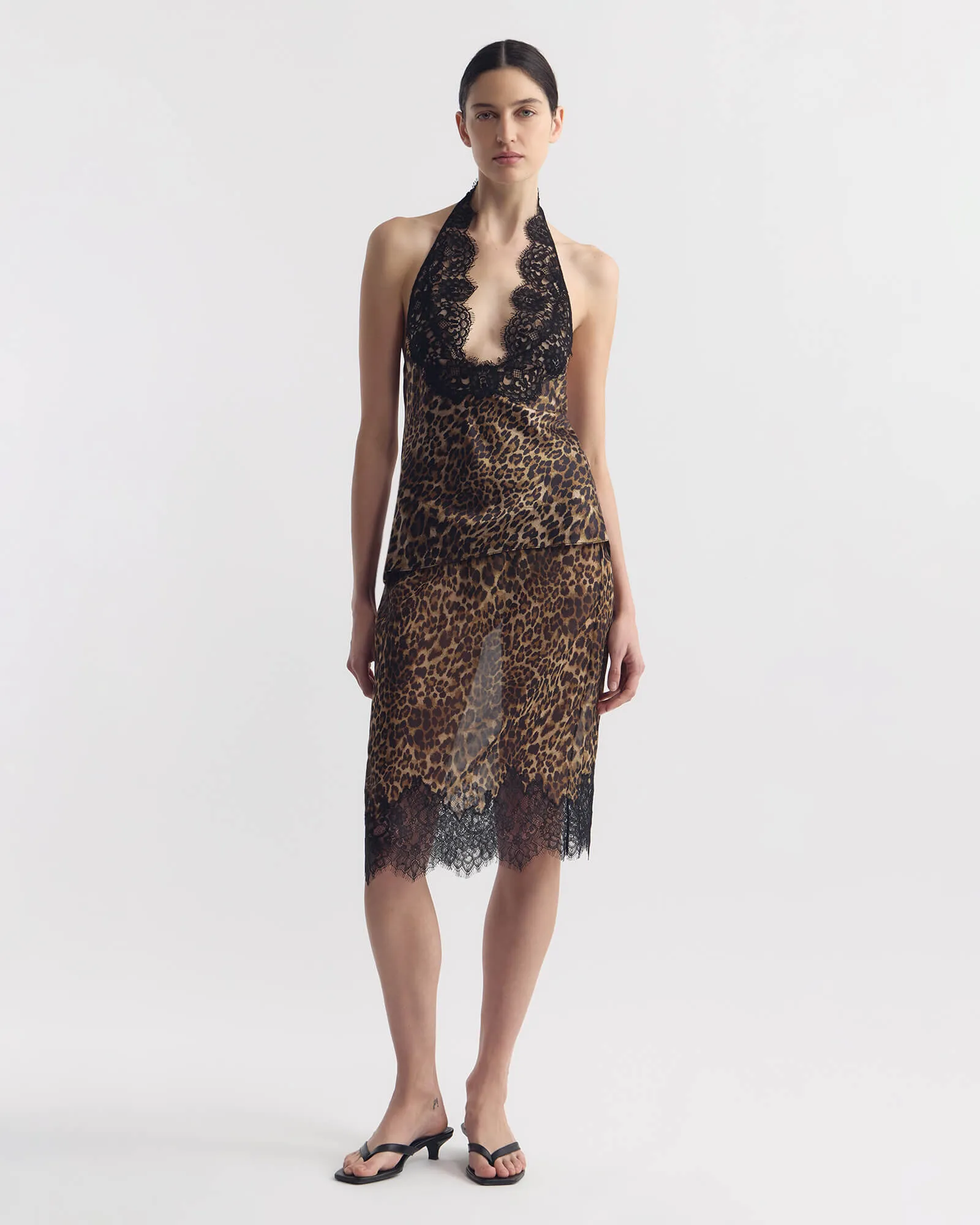 THEA LACE SILK SKIRT sold by Nili Lotan product image thumbnail 2