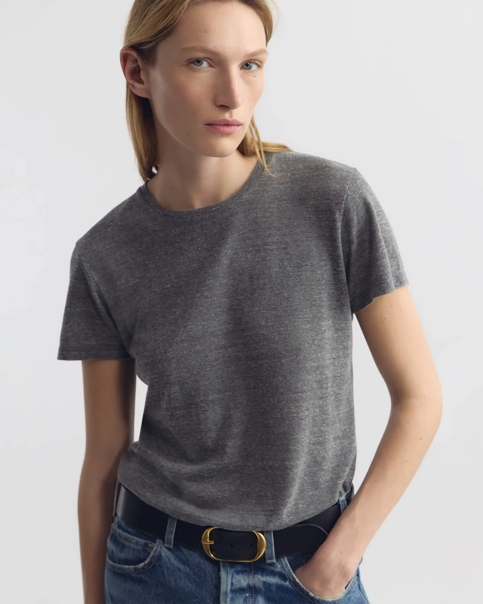 LANA CREWNECK TEE sold by Nili Lotan product image thumbnail 3