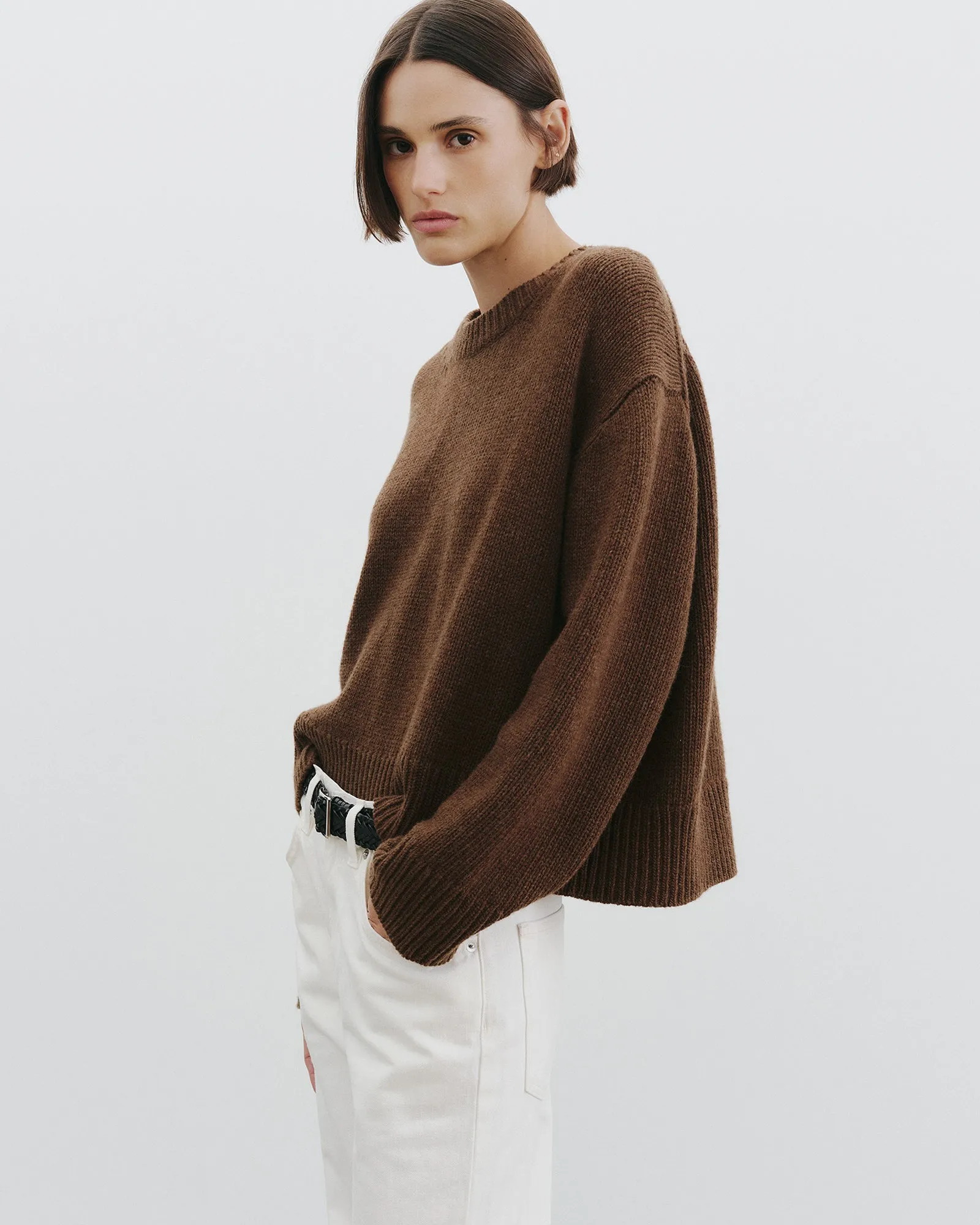 HAISLEY WOOL SWEATER sold by Nili Lotan product image thumbnail 5