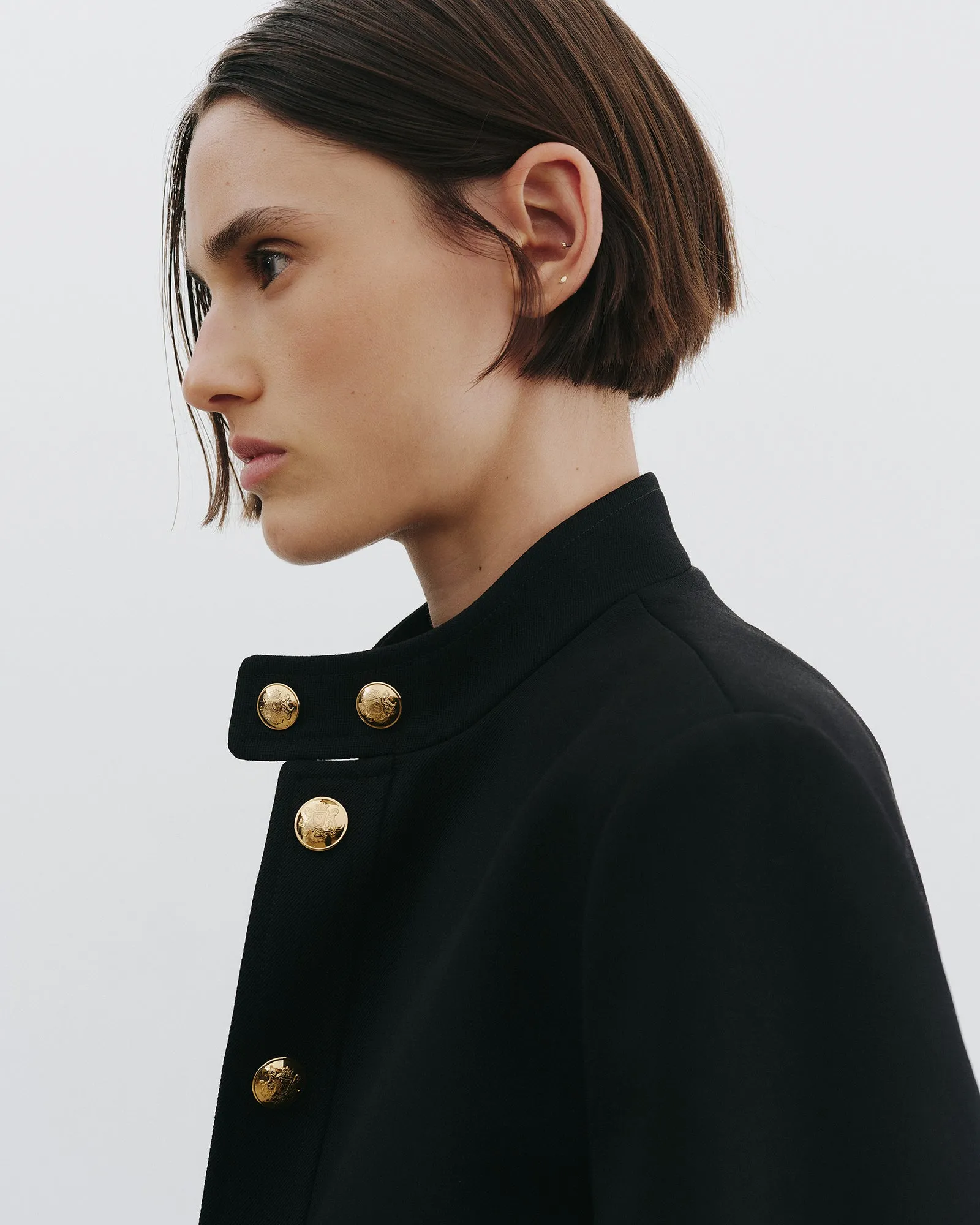 HADLEY CROPPED WOOL JACKET sold by Nili Lotan product image thumbnail 3