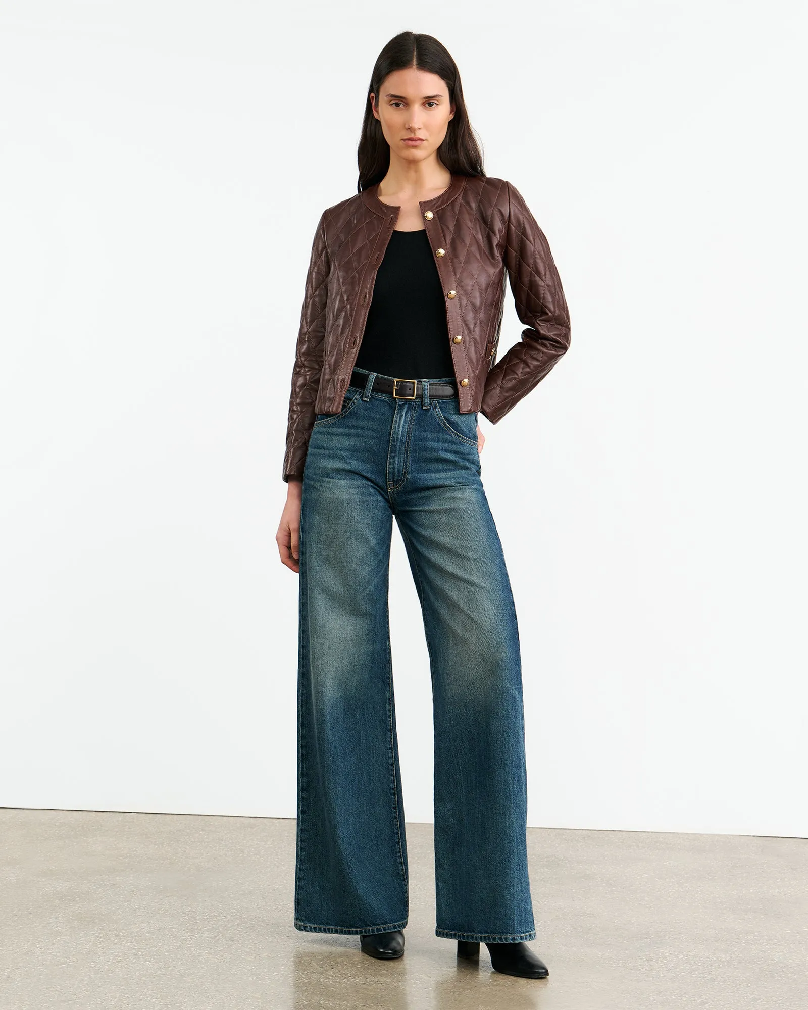 AMY LEATHER JACKET sold by Nili Lotan