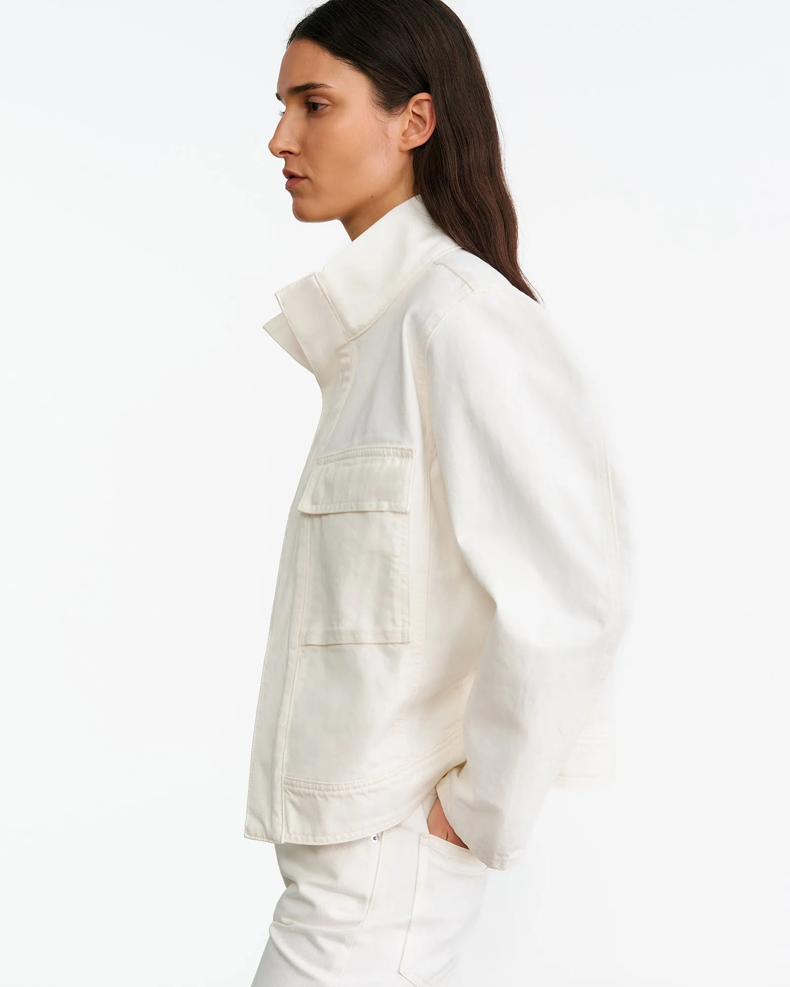 MARILOU DENIM JACKET sold by Nili Lotan product image thumbnail 3