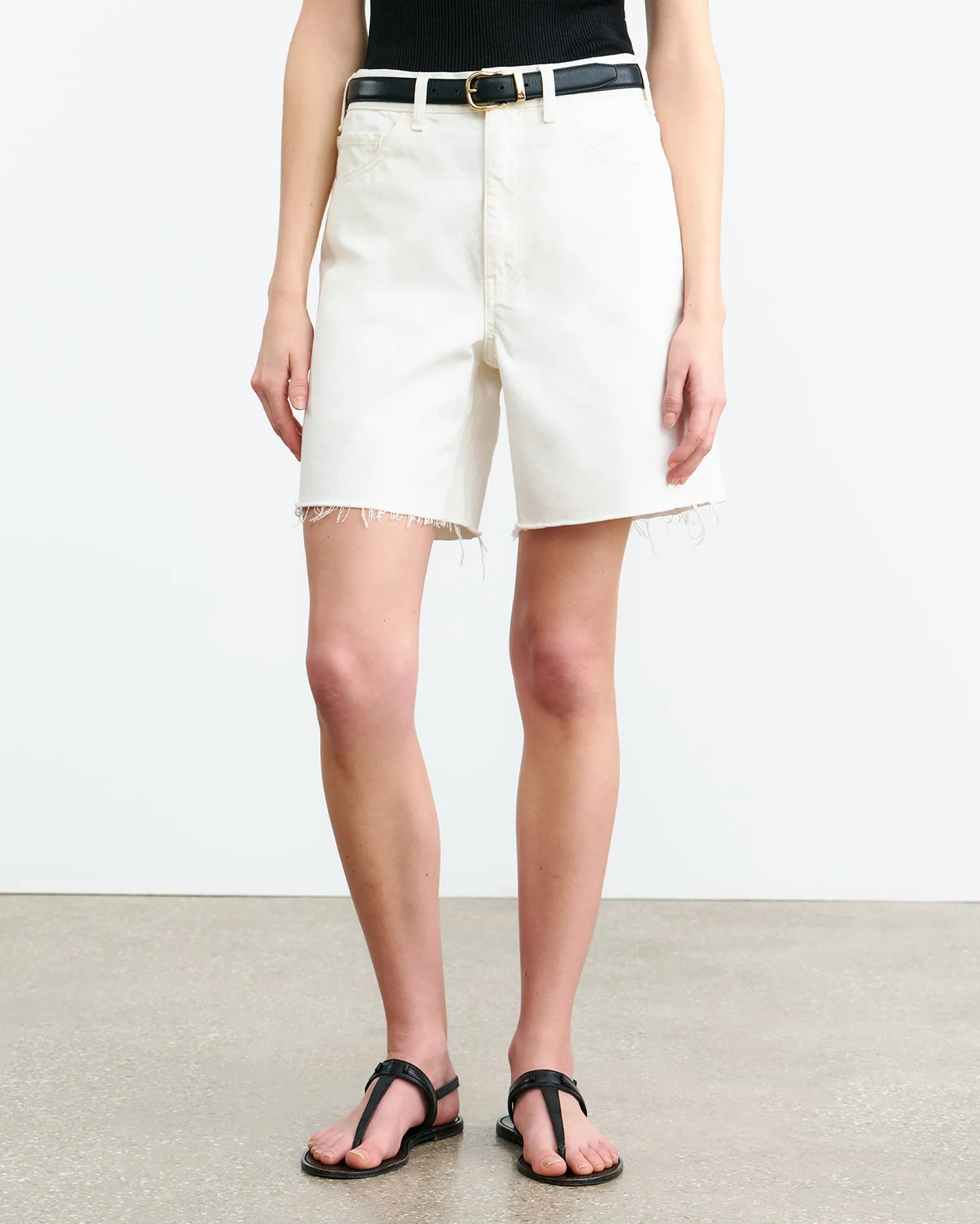 RUSSEL DENIM SHORT sold by Nili Lotan product image thumbnail 3