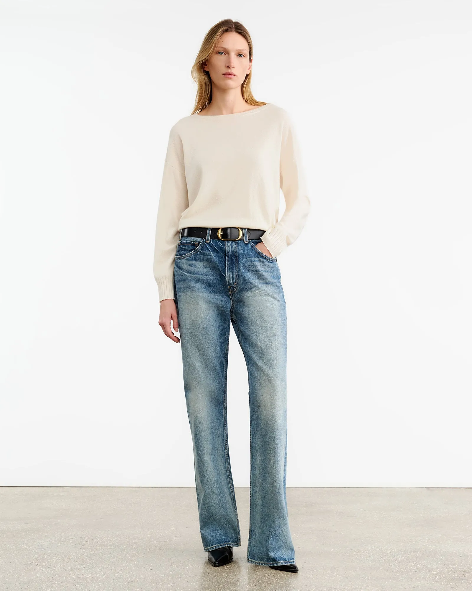 BOYFRIEND CASHMERE SWEATER sold by Nili Lotan product image thumbnail 4