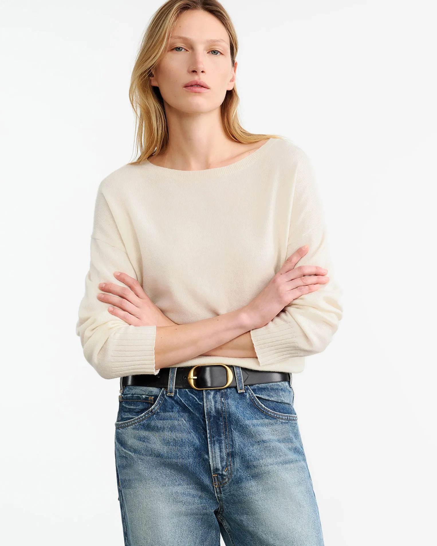 BOYFRIEND CASHMERE SWEATER sold by Nili Lotan product image thumbnail 3