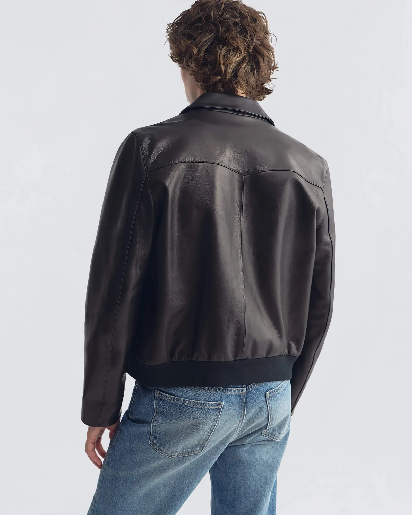 HAMMOND LEATHER JACKET sold by Nili Lotan product image thumbnail 5