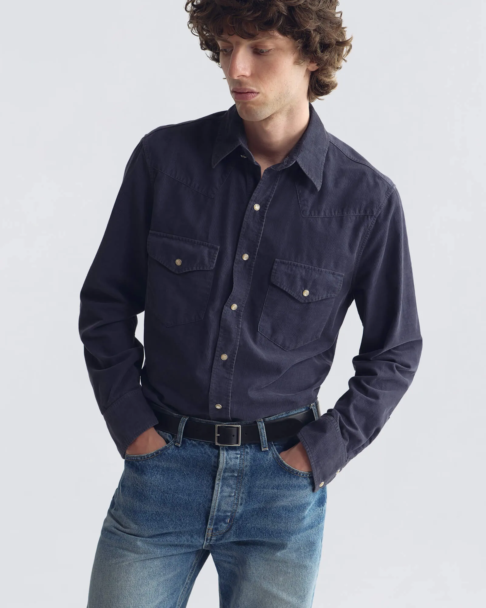 TRAVIS CORDUROY SHIRT sold by Nili Lotan product image thumbnail 2