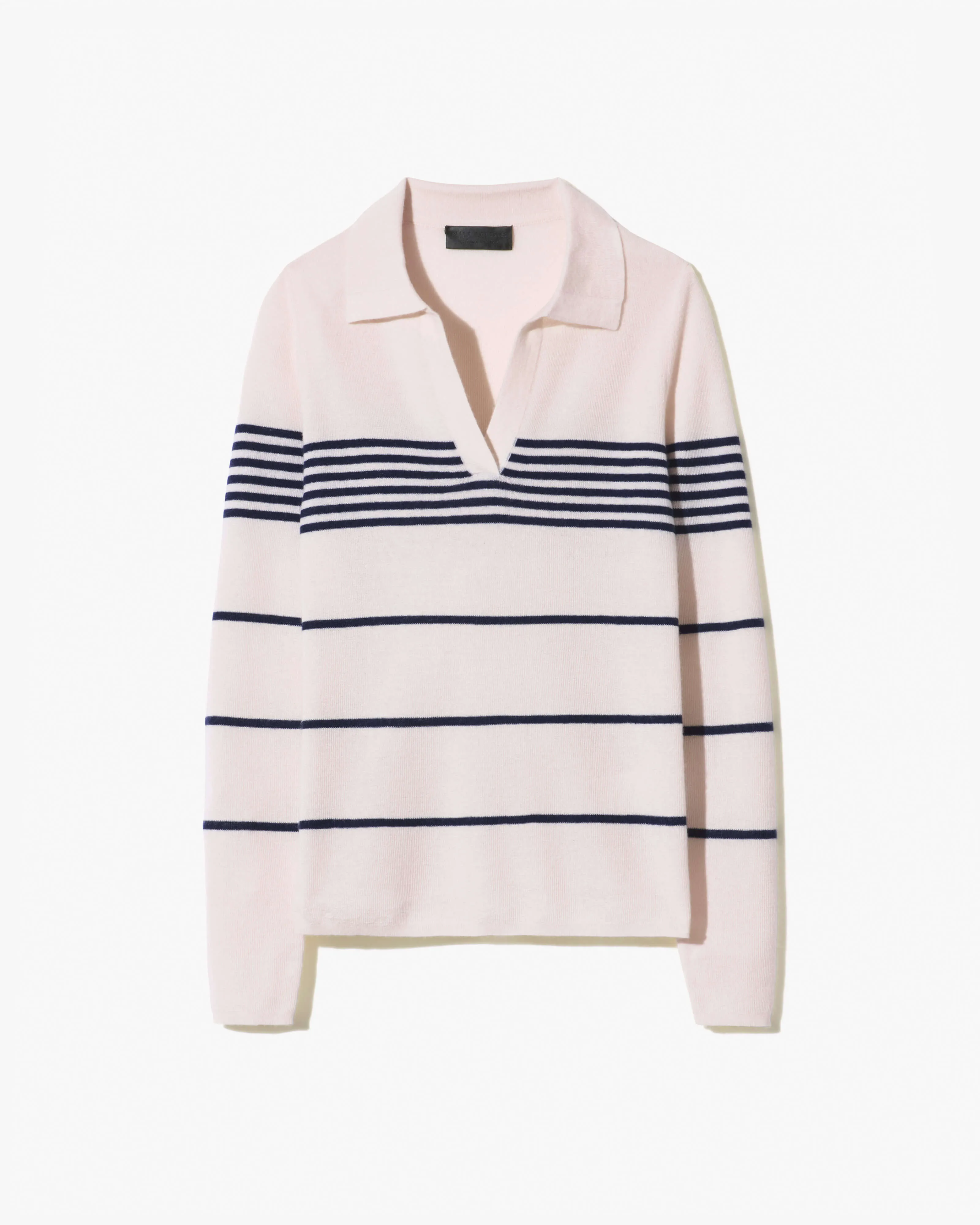 LUCILLE STRIPE CASHMERE POLO sold by Nili Lotan