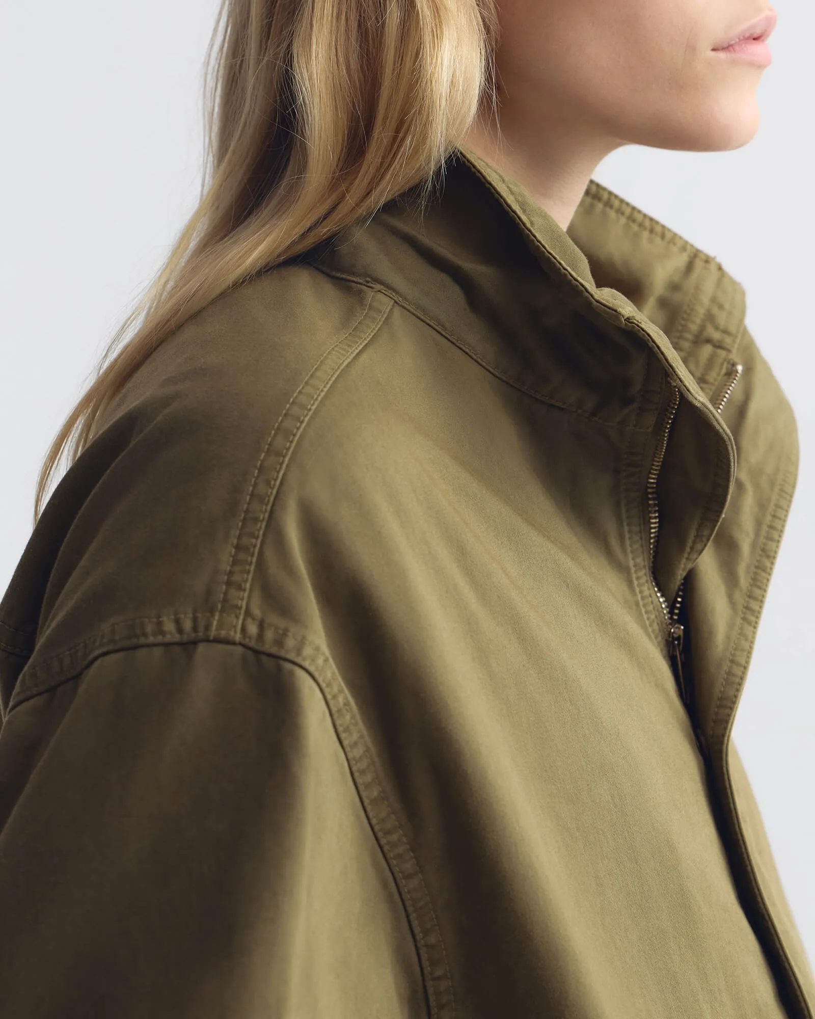 KLAIRE BLOUSON COTTON JACKET sold by Nili Lotan product image thumbnail 3