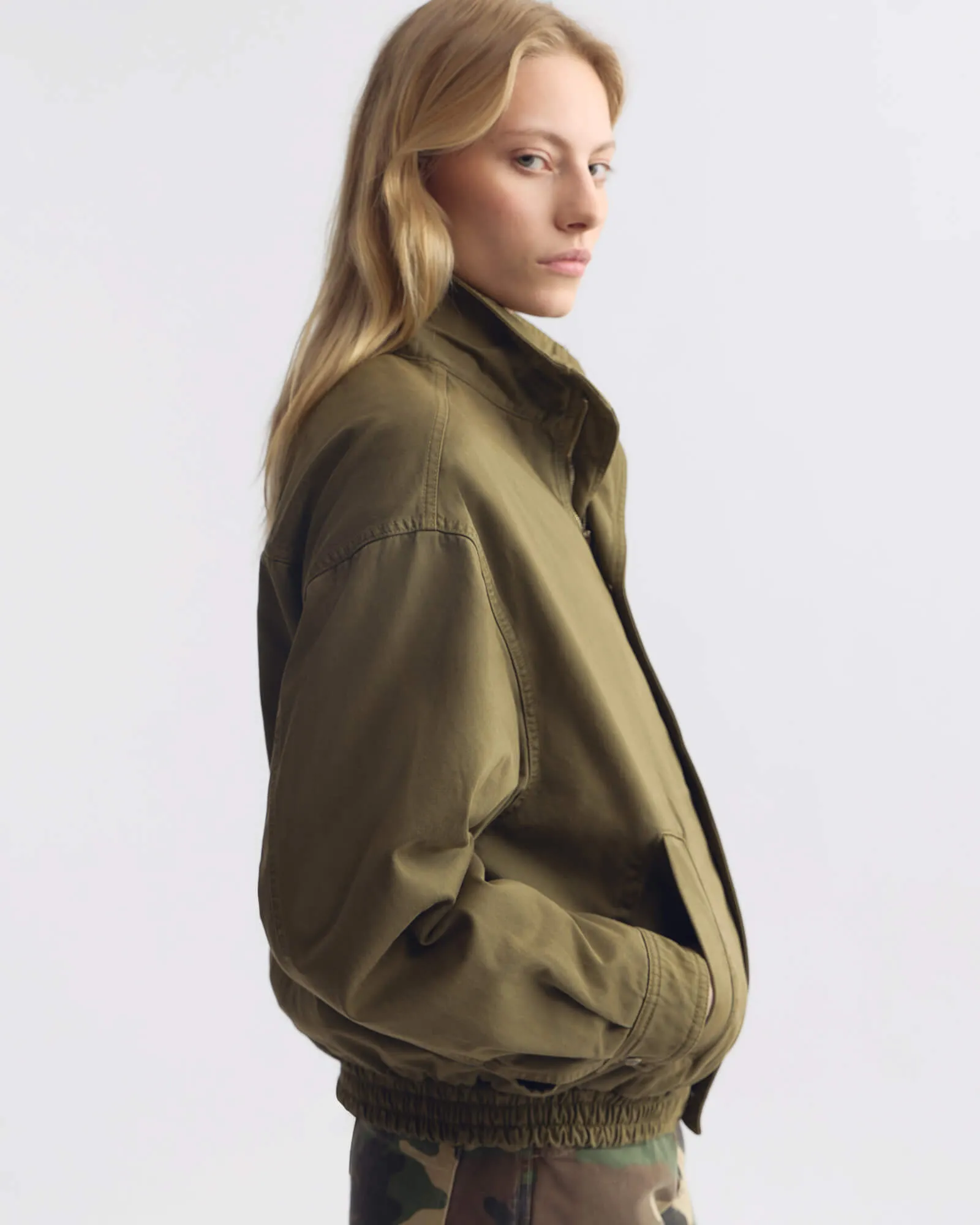 KLAIRE BLOUSON COTTON JACKET sold by Nili Lotan product image thumbnail 5