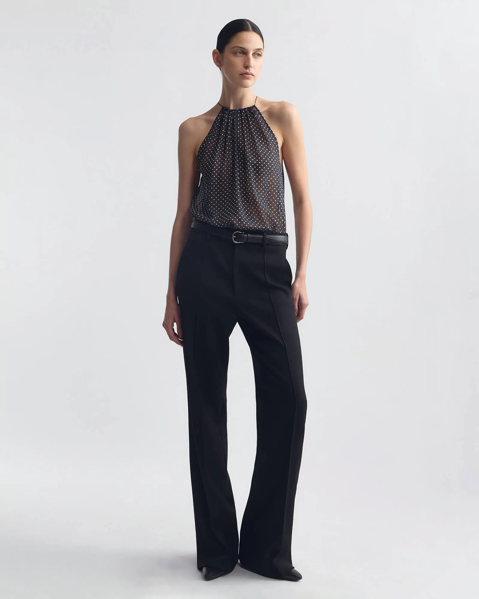 NIKKI HALTERNECK SILK TOP sold by Nili Lotan product image thumbnail 5