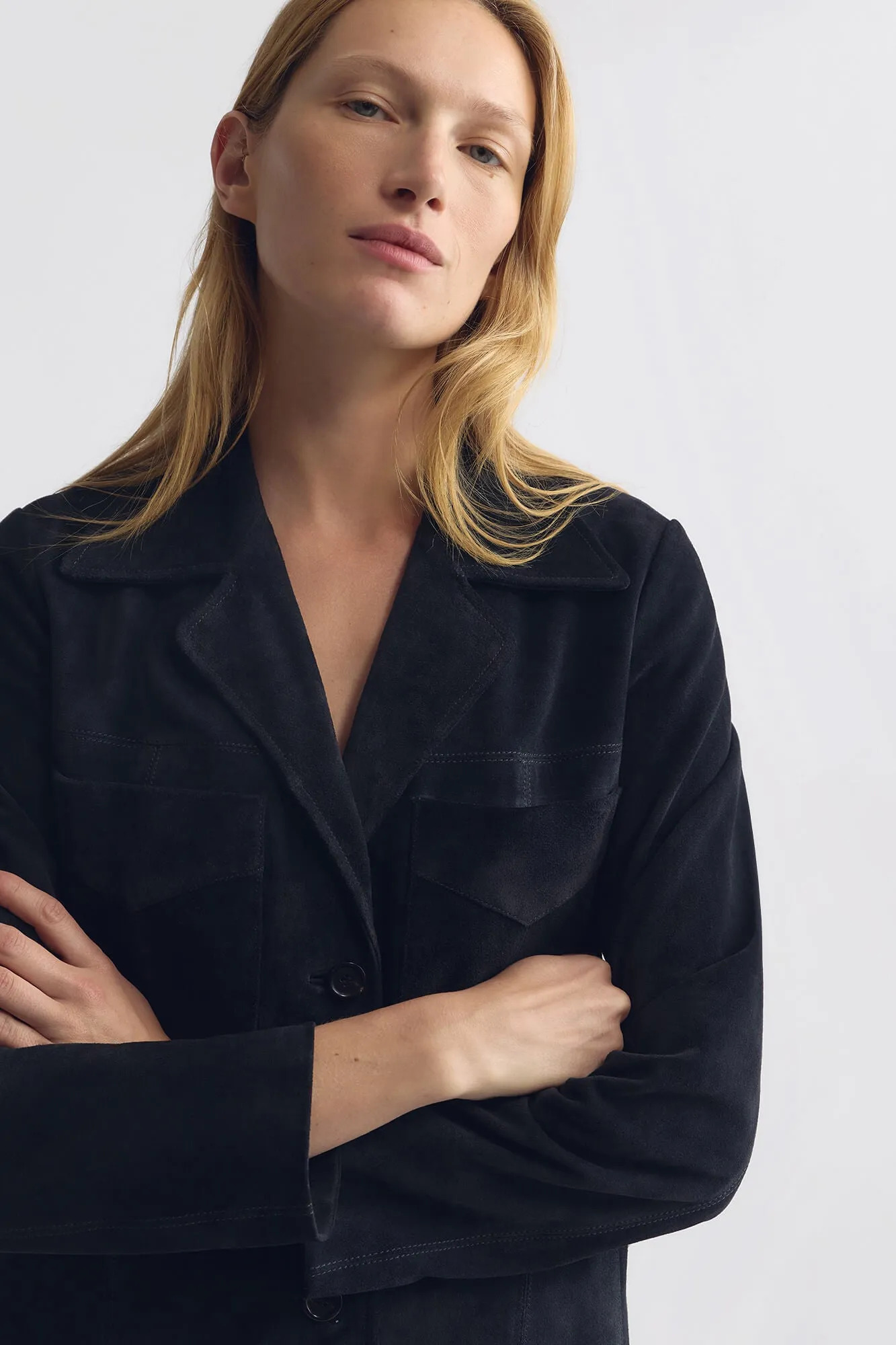 DOMINIC SUEDE JACKET sold by Nili Lotan product image thumbnail 4