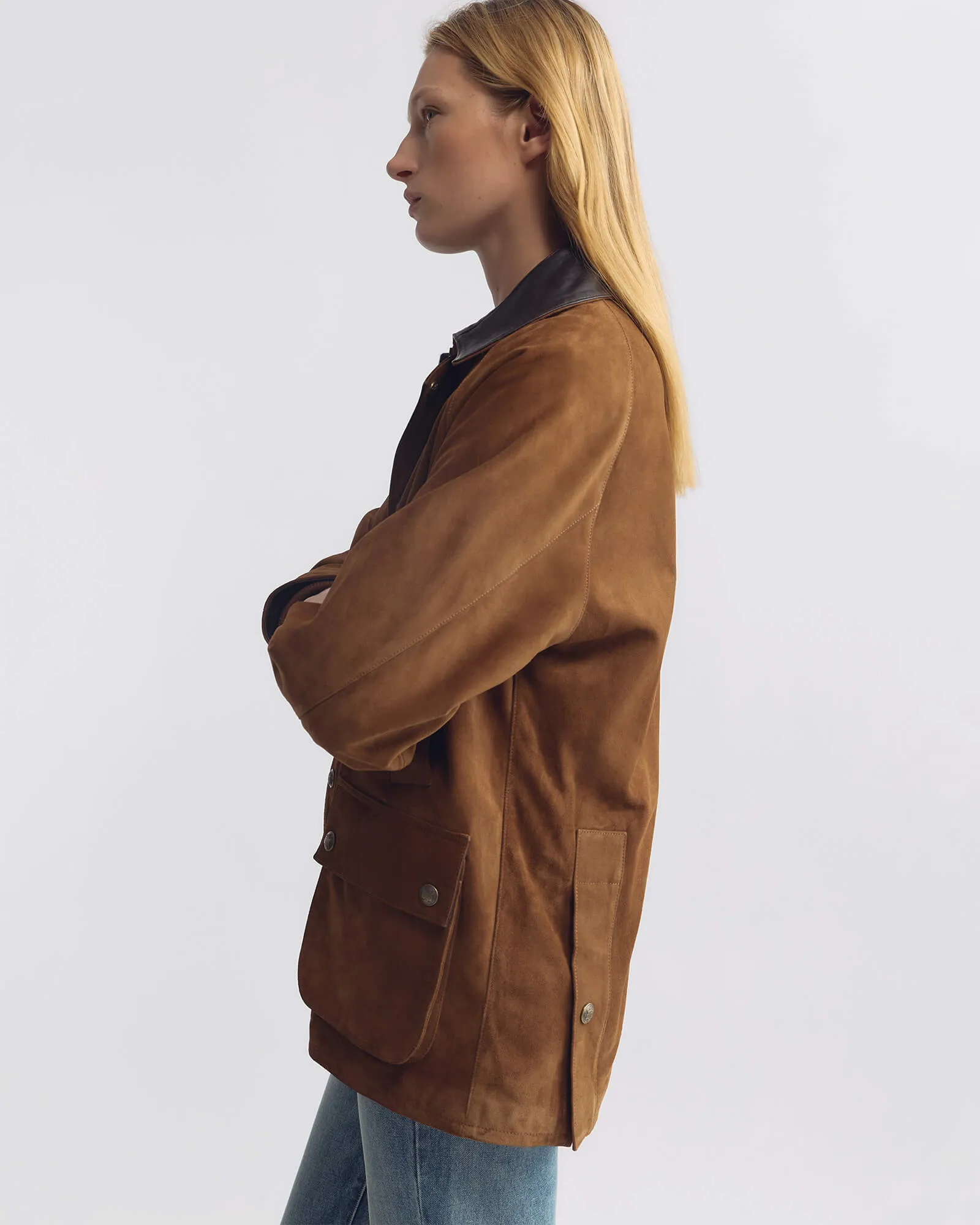 KEDEM SUEDE PARKA sold by Nili Lotan product image thumbnail 3