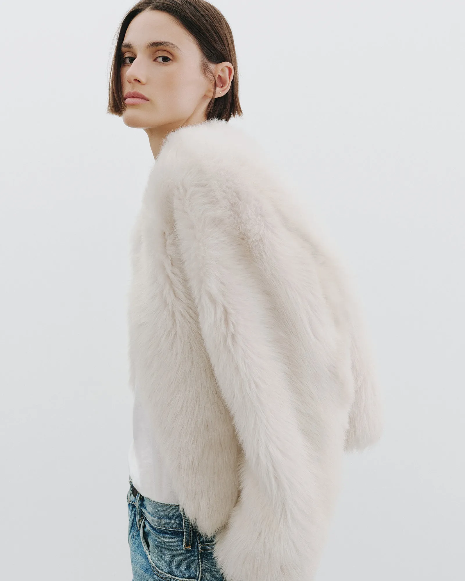 ELAN SHEARLING JACKET sold by Nili Lotan product image thumbnail 5