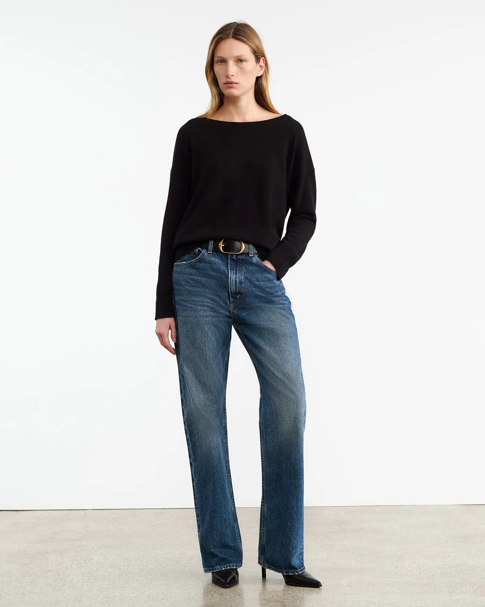 BOYFRIEND CASHMERE SWEATER sold by Nili Lotan product image thumbnail 4