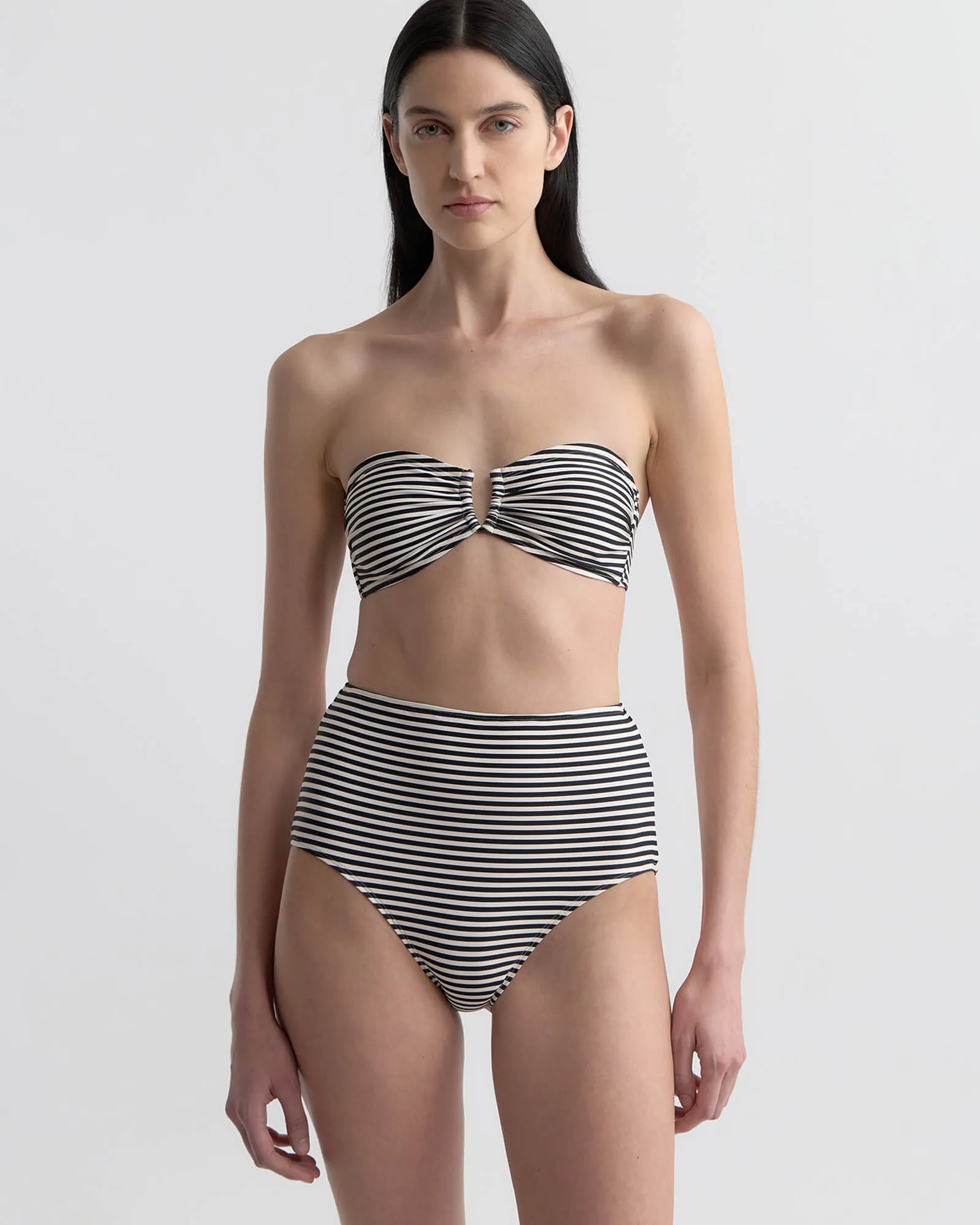 BANDEAU STRIPED BIKINI TOP sold by Nili Lotan product image thumbnail 3