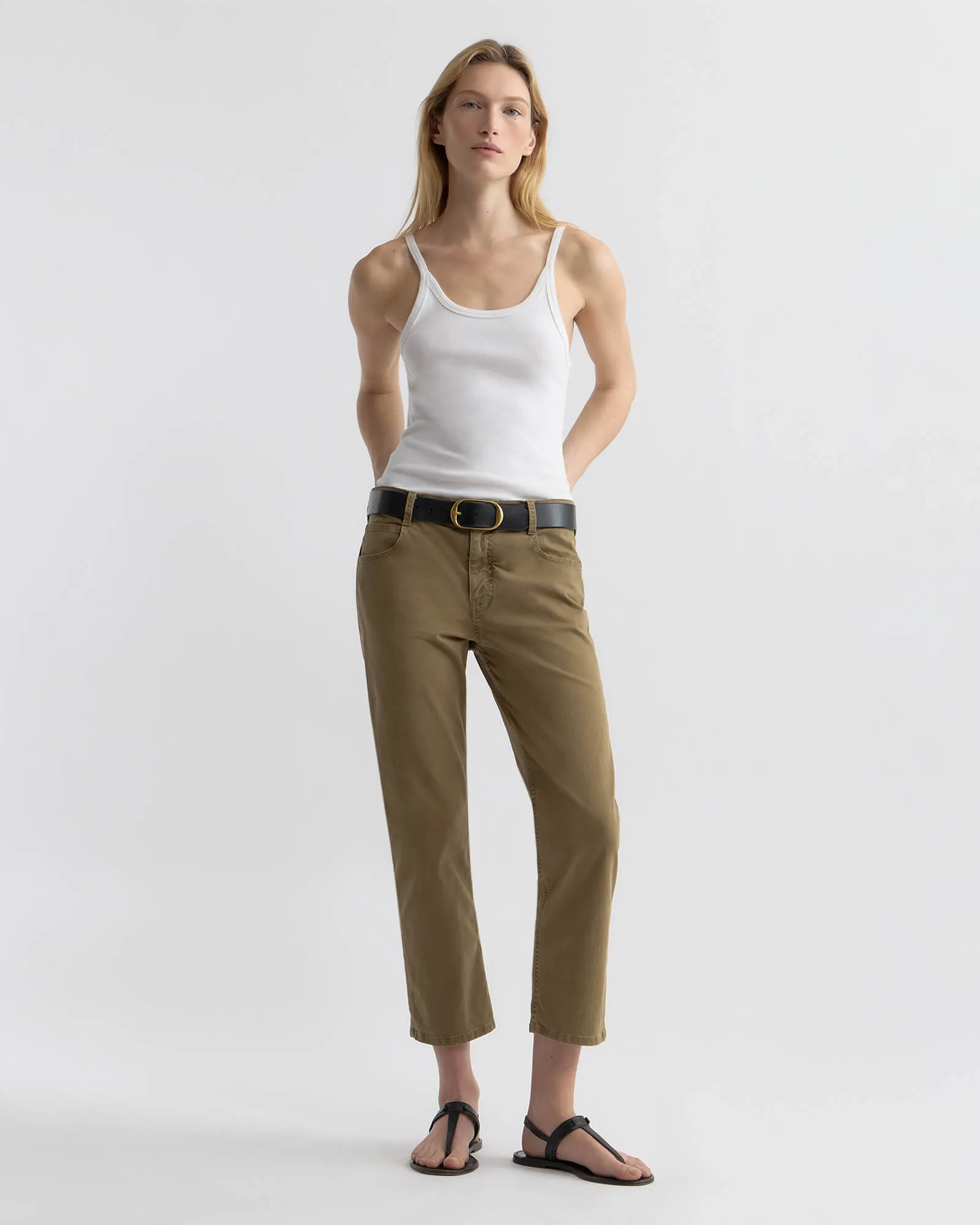 LORIMER COTTON PANT sold by Nili Lotan product image thumbnail 2