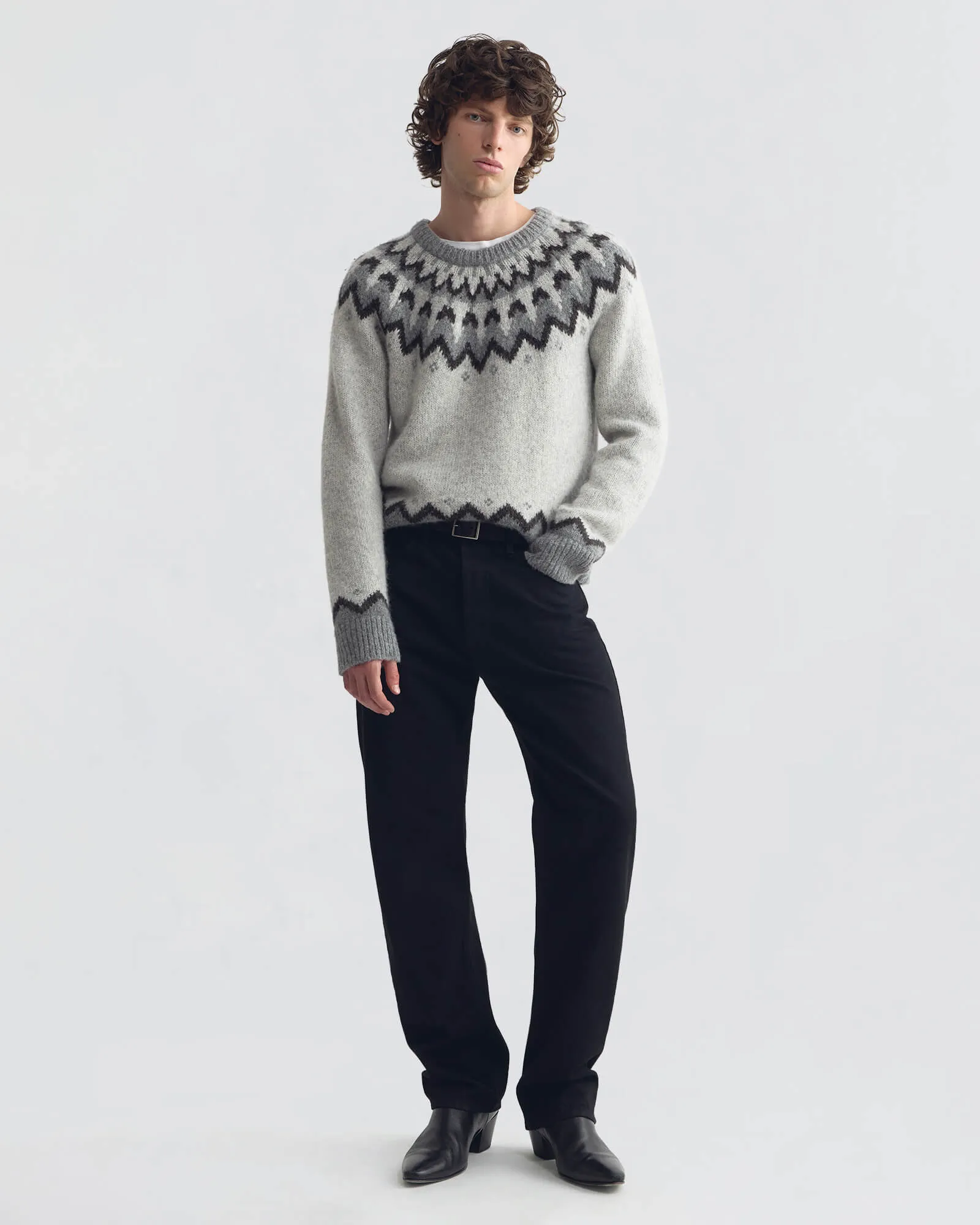 ALAN FAIR ISLE SWEATER sold by Nili Lotan product image thumbnail 5
