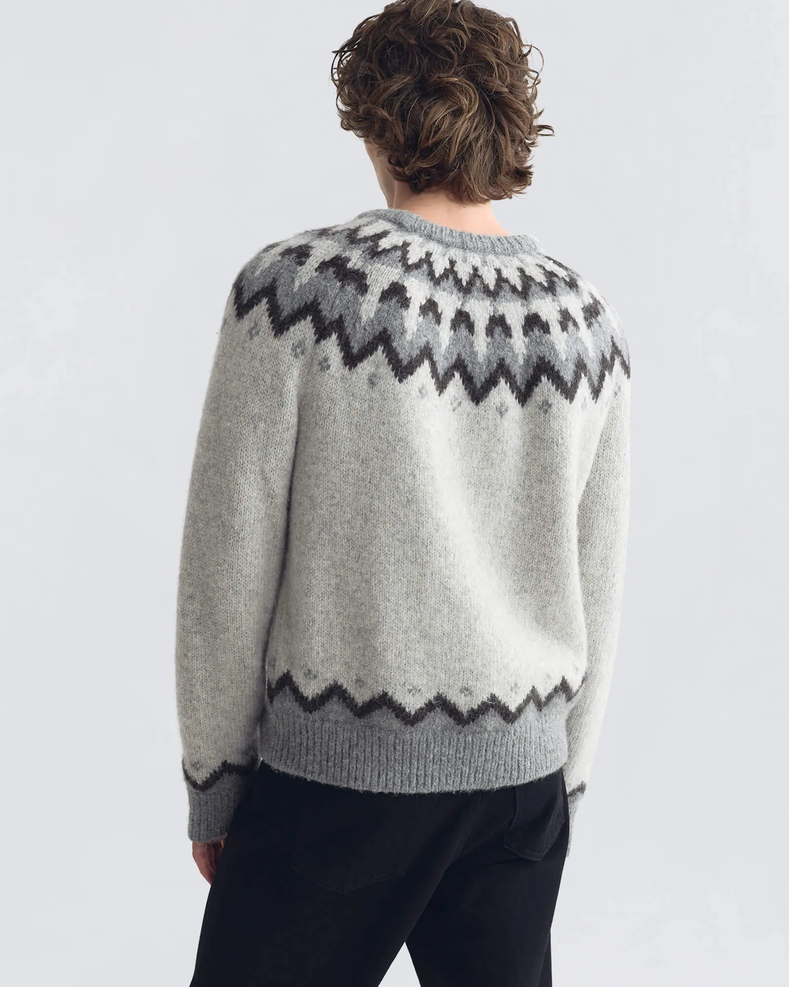 ALAN FAIR ISLE SWEATER sold by Nili Lotan product image thumbnail 4