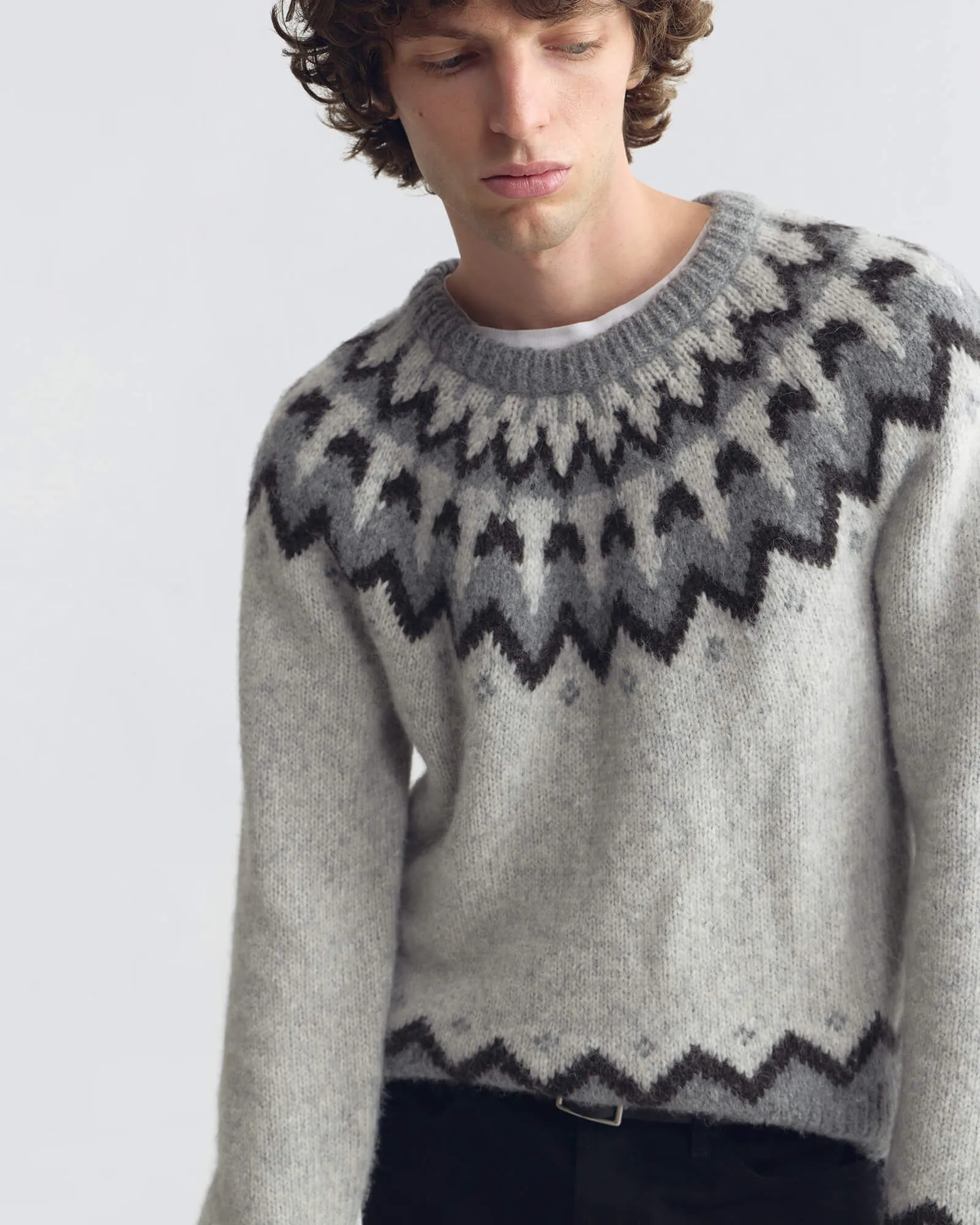 ALAN FAIR ISLE SWEATER sold by Nili Lotan product image thumbnail 3