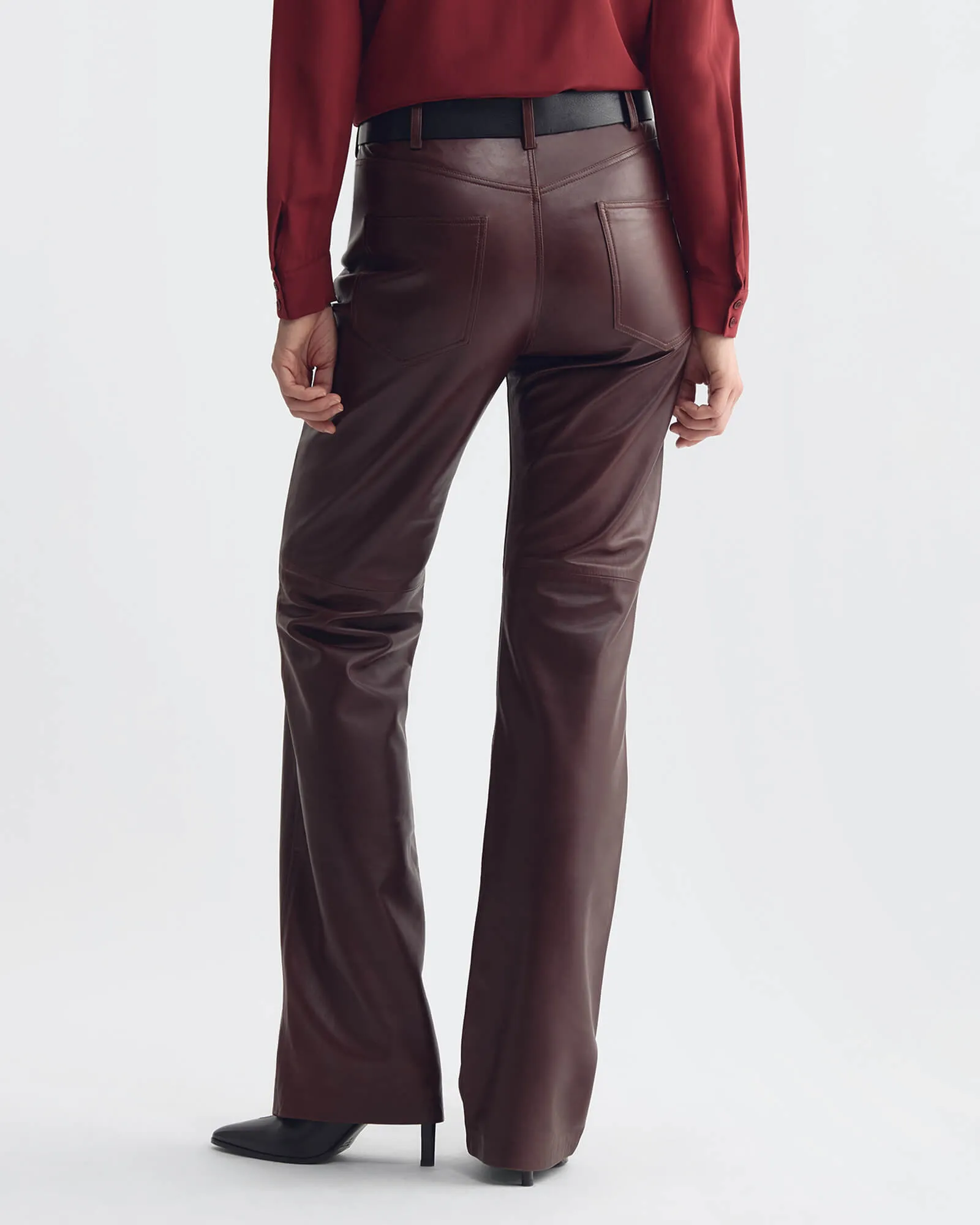 JOAN LEATHER PANT sold by Nili Lotan product image thumbnail 5