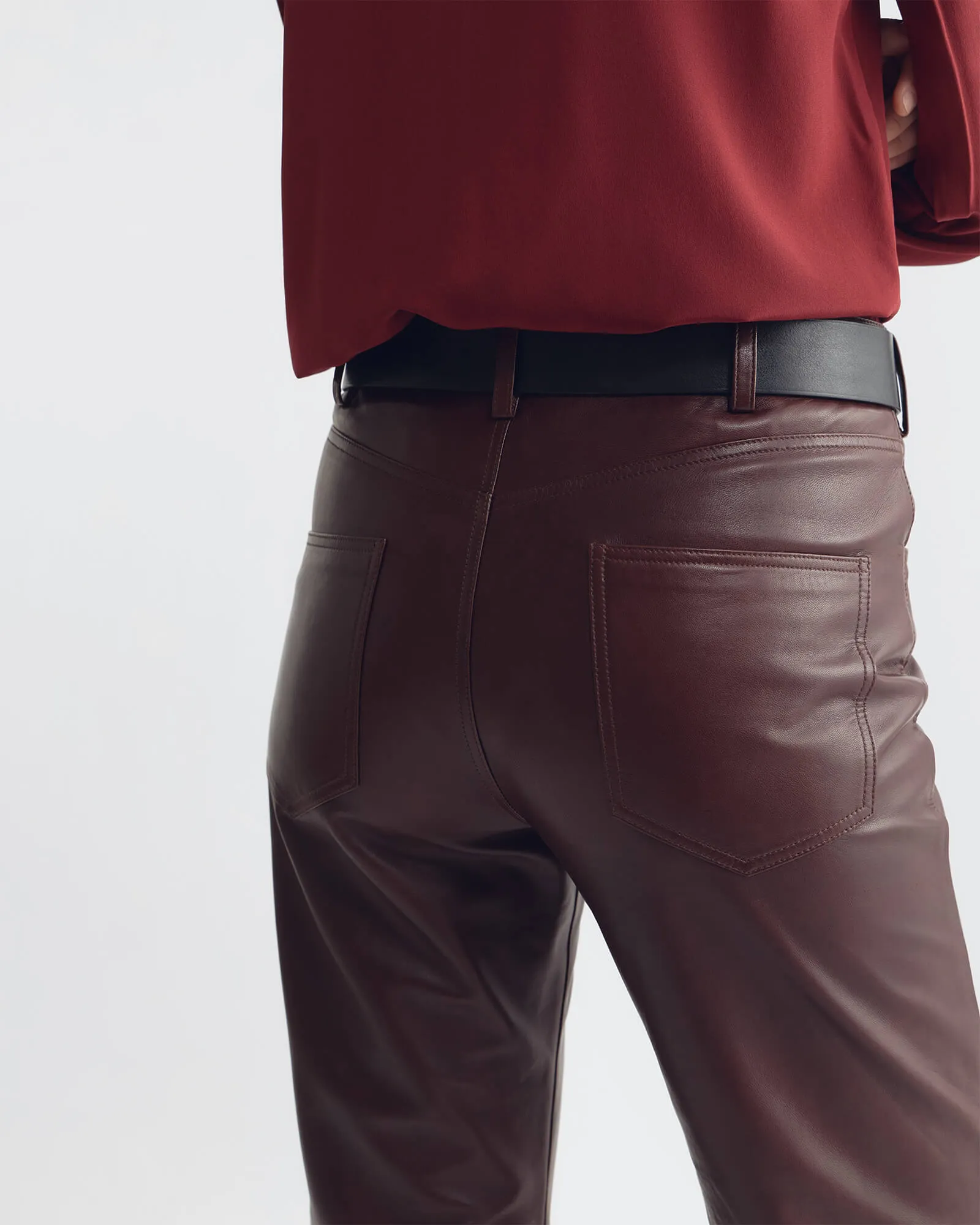 JOAN LEATHER PANT sold by Nili Lotan product image thumbnail 3